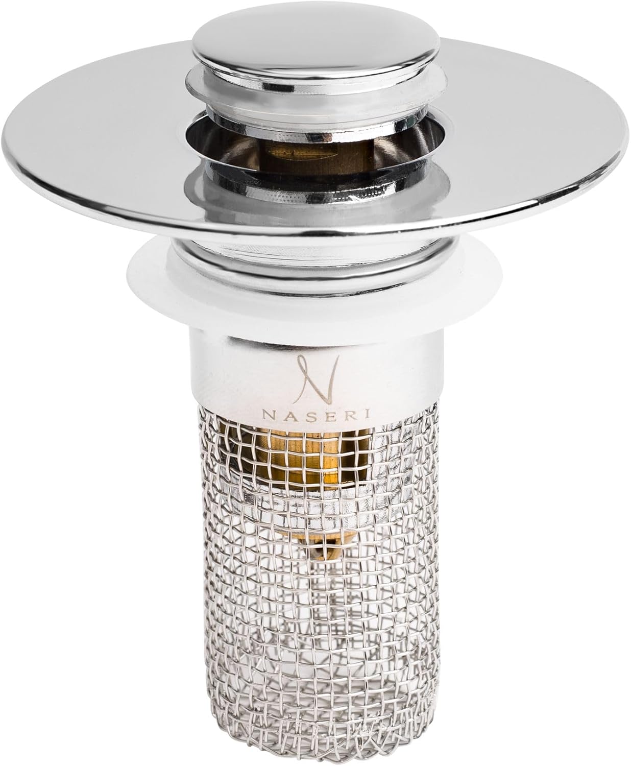 NNaseri Bathroom Sink Drain Strainer - Durable Includes Stopper