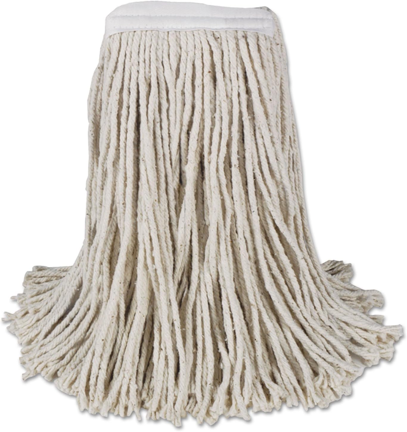 Boardwalk 4-Ply 16 Cotton Cut-End Mop Head - White 12Carton