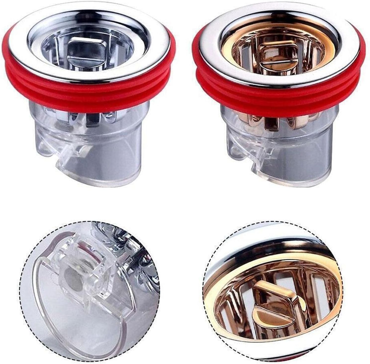 1 Piece Floor Drain for Bathroom Kitchen and More