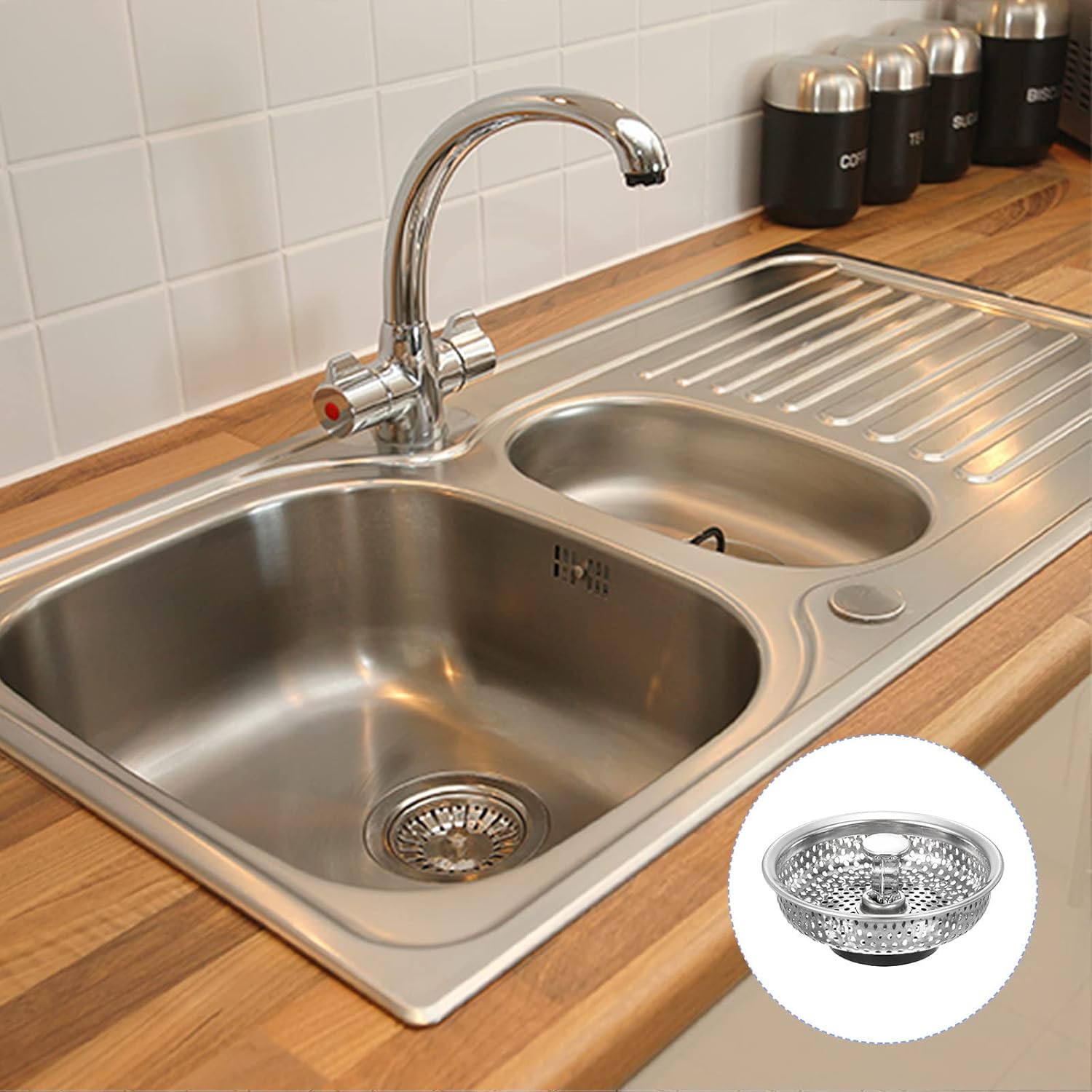 METALLIXITY Kitchen Sink Strainer 33 x 15