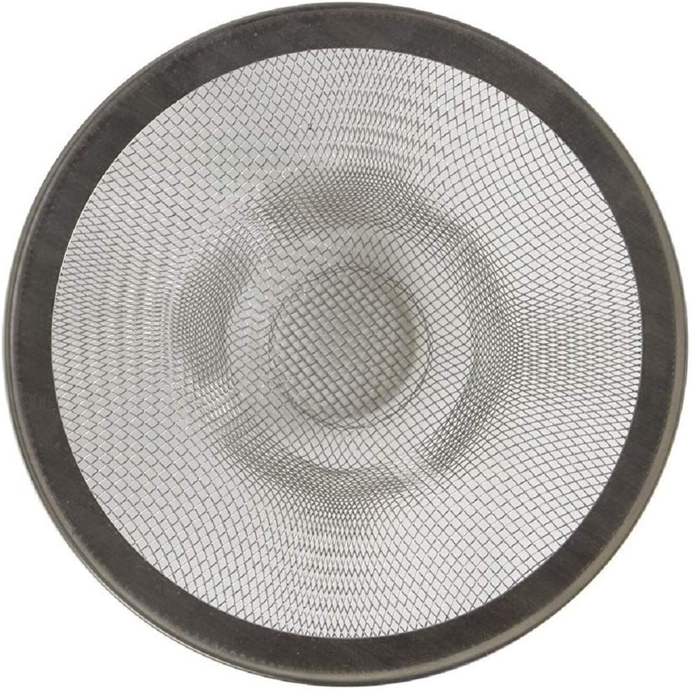 FMH Heavy Duty Stainless Steel Drain Strainer Set of Two 1