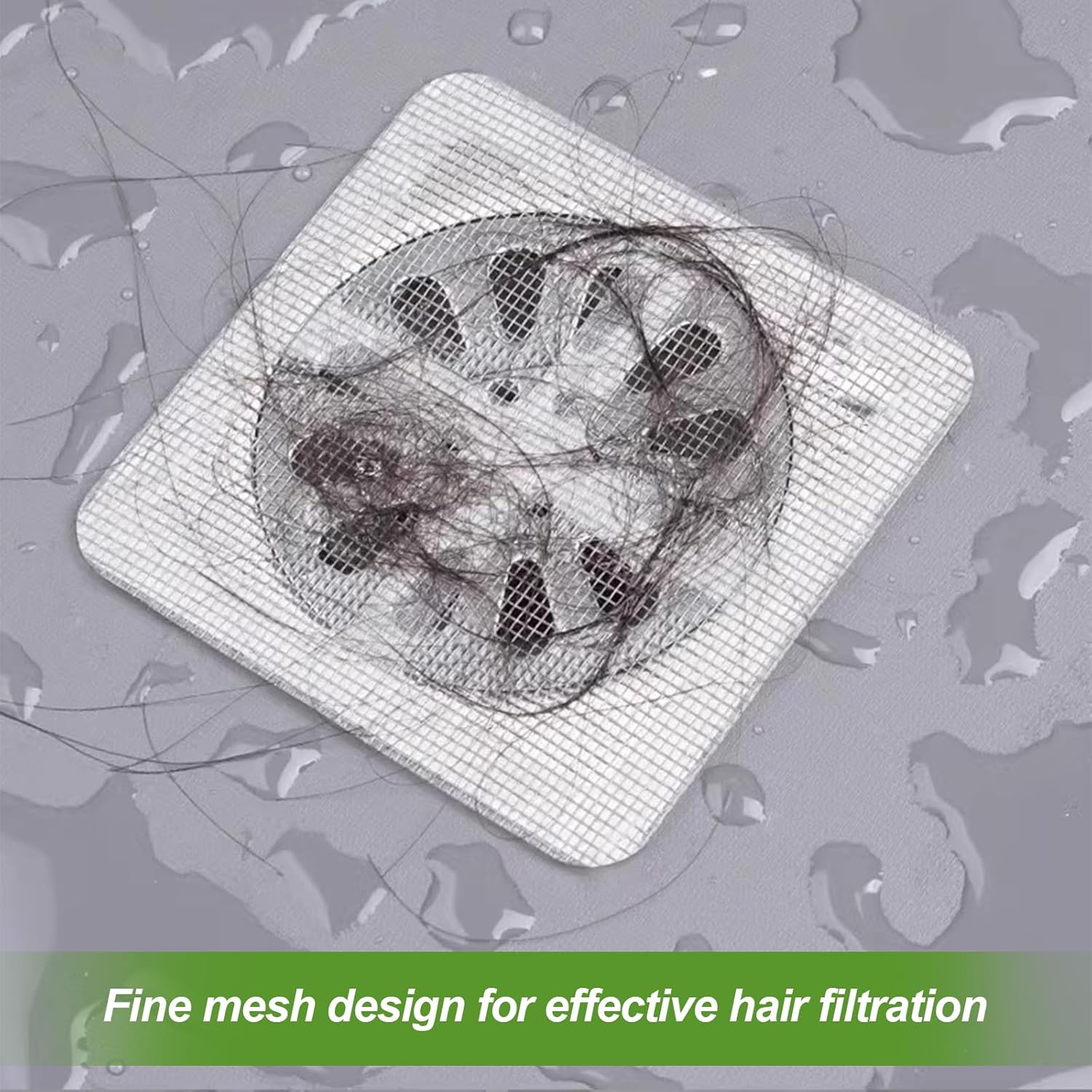 Qilucky 20PCS Disposable Shower Drain Hair Catcher