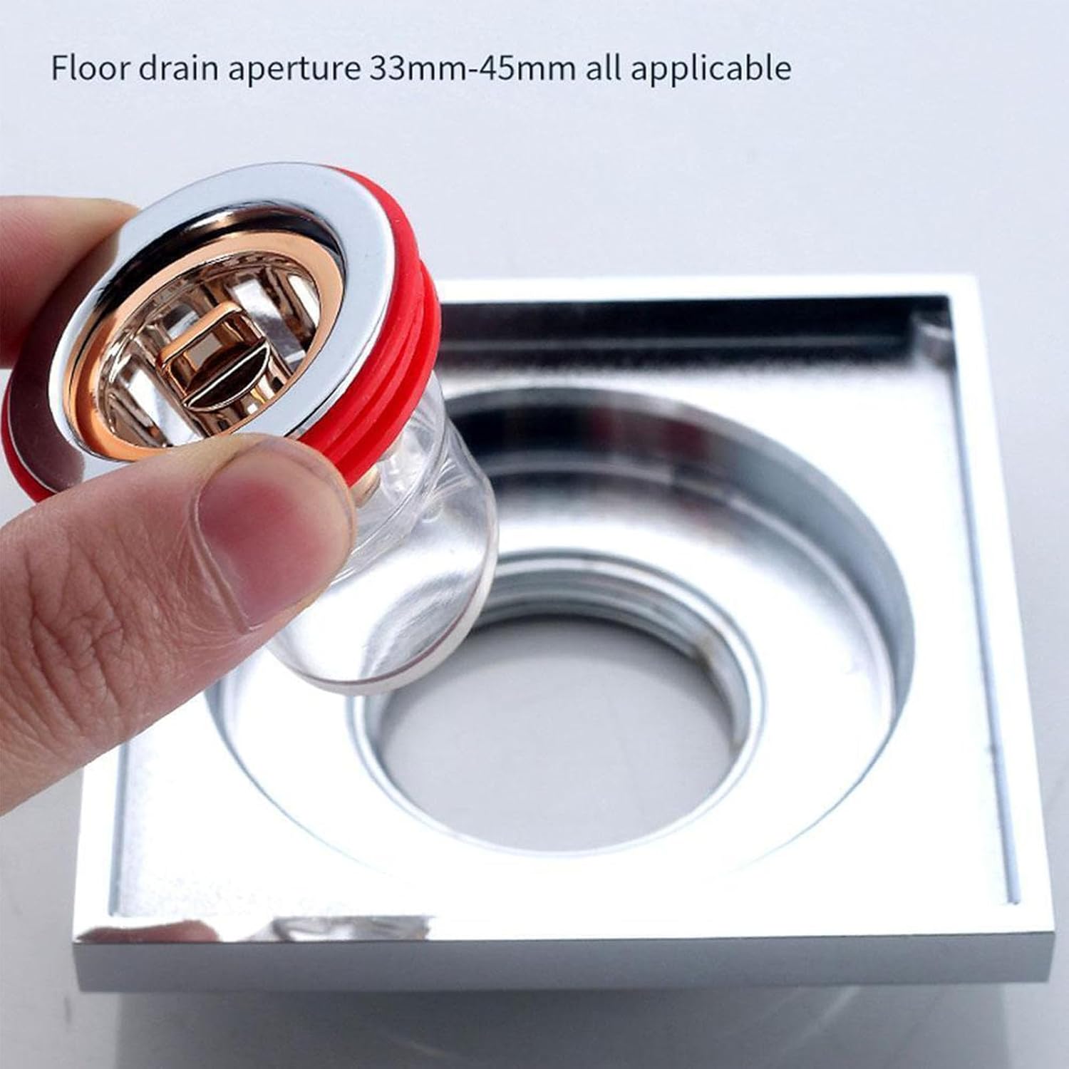 1 Piece Floor Drain for Bathroom Kitchen and More