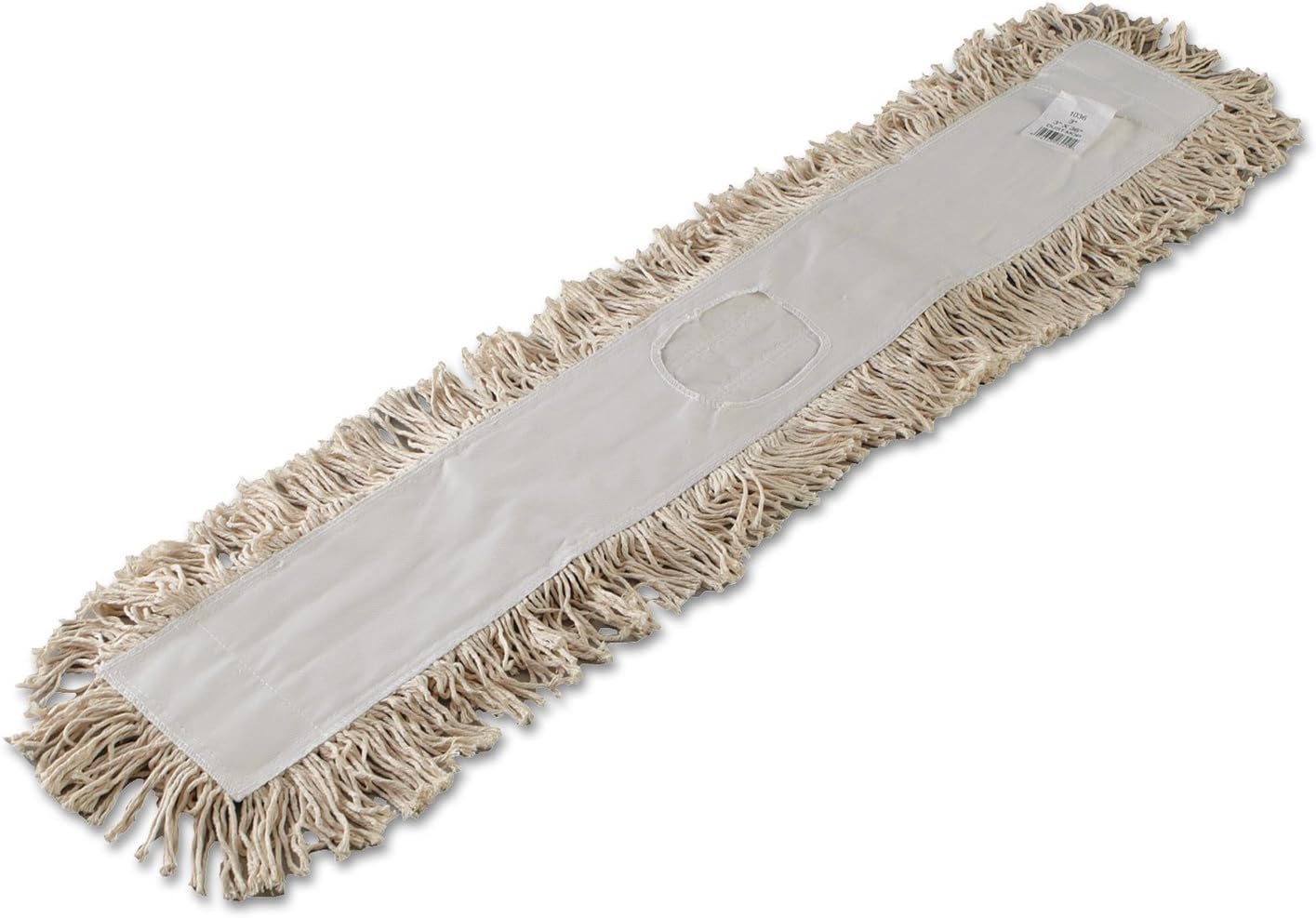 Boardwalk BWK1036 36 in x 3 in Cotton Dust Mop Head - White