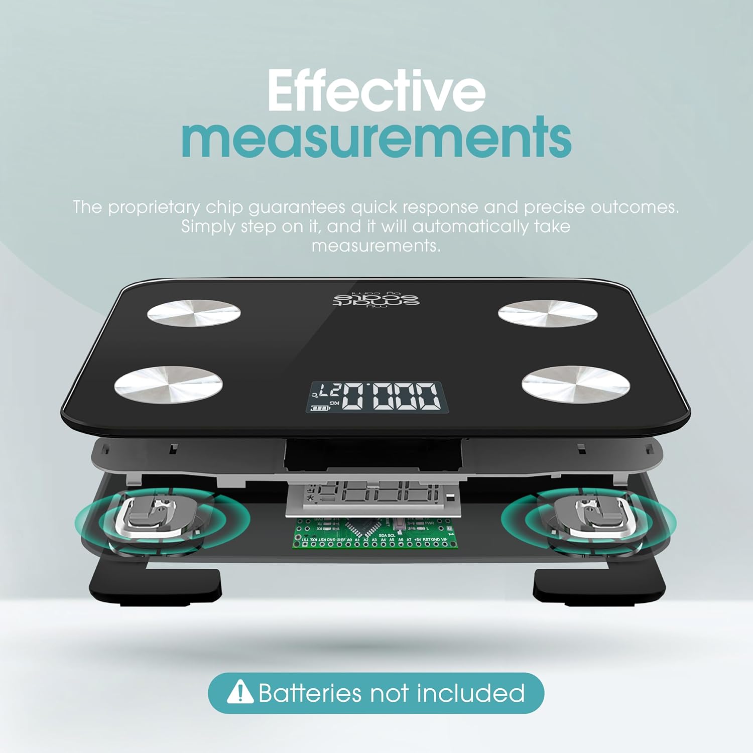 Powerfit Smart Scale with BMI and Body Fat Measurement 1
