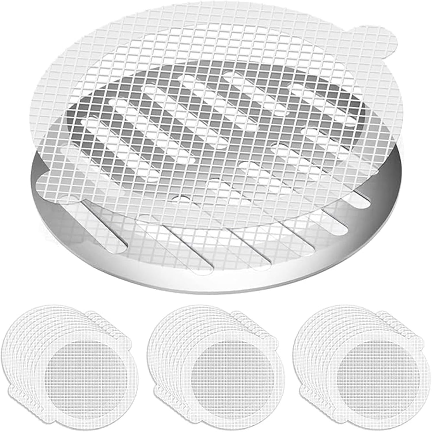 PERZOE Disposable Hair Catcher 1030 Pack for Drains Sinks Bathtubs