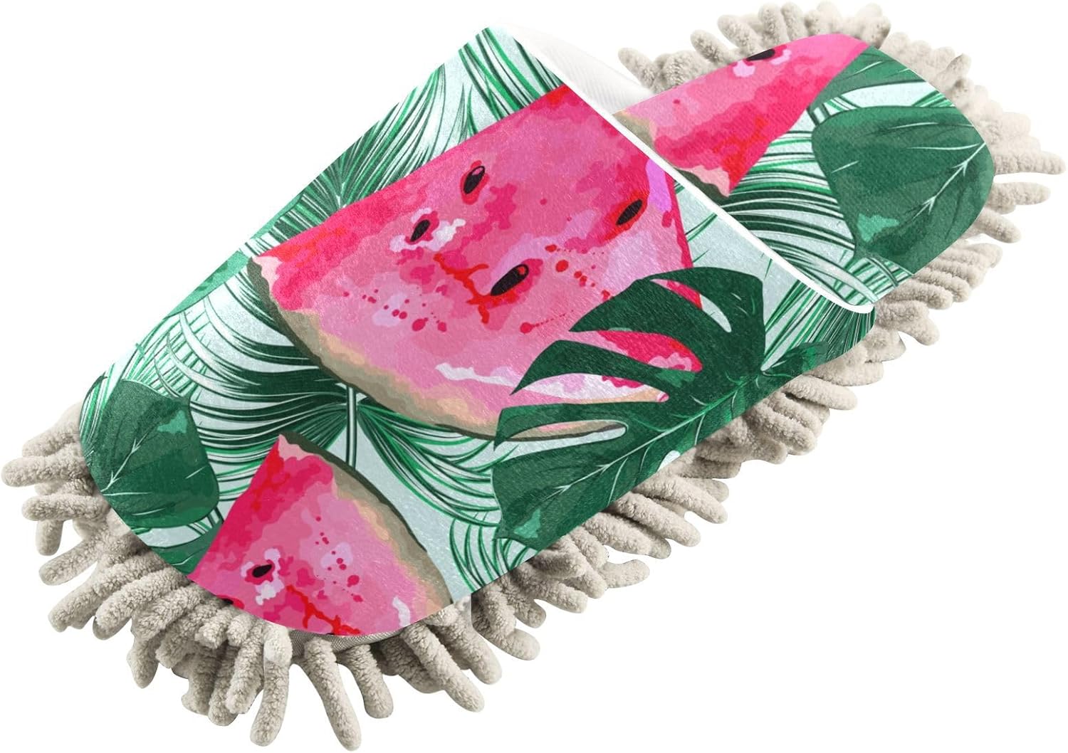 Sinestour Watermelon Mop Slippers for Floor Cleaning 1
