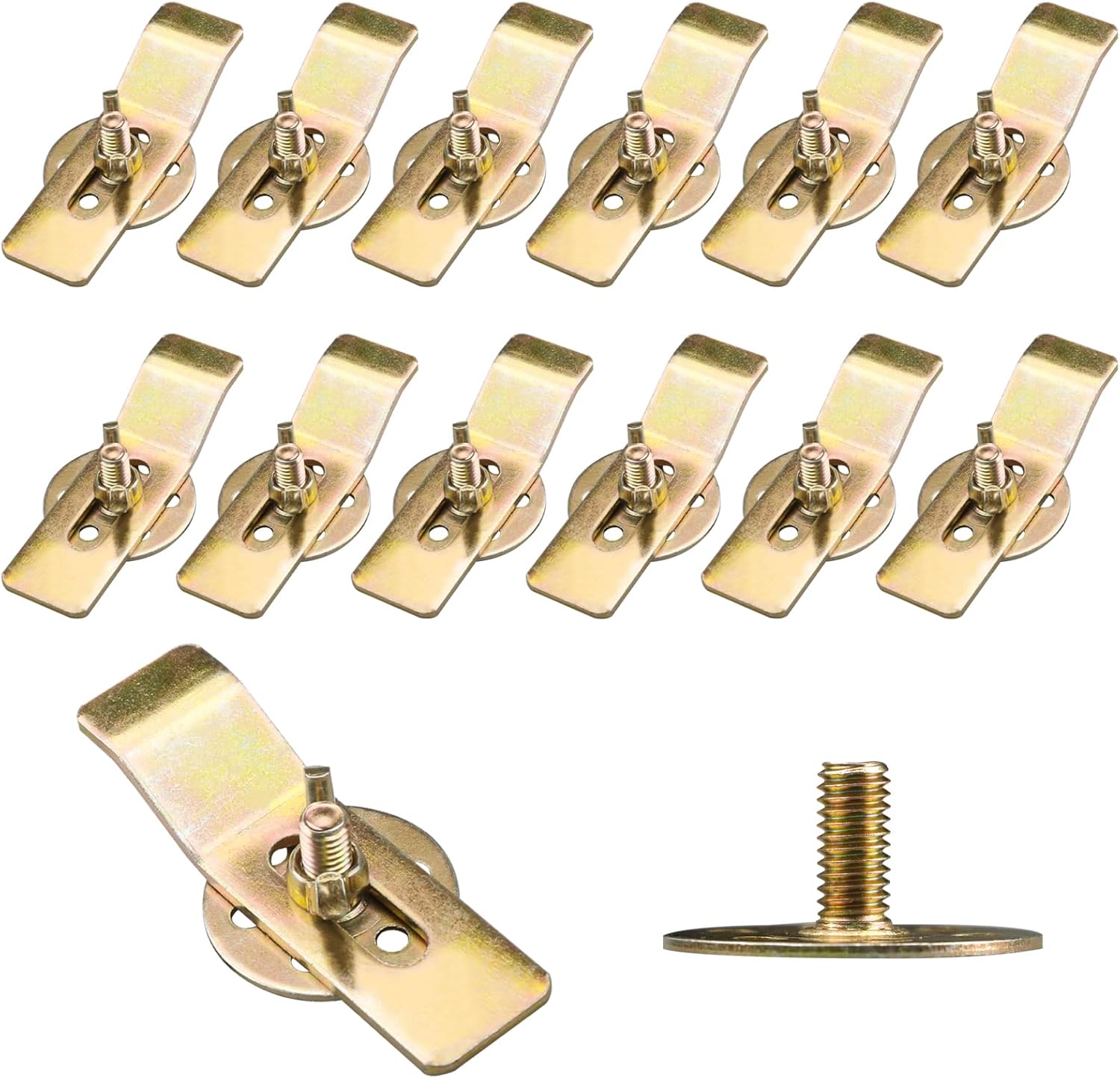 12PCS Undermount Sink Clips Gold Clamps