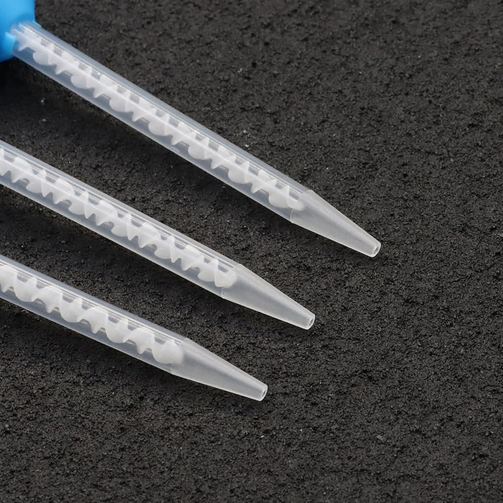 50pcs Blue Epoxy Mixing Nozzle for Glue Gun with 1121 Ratio