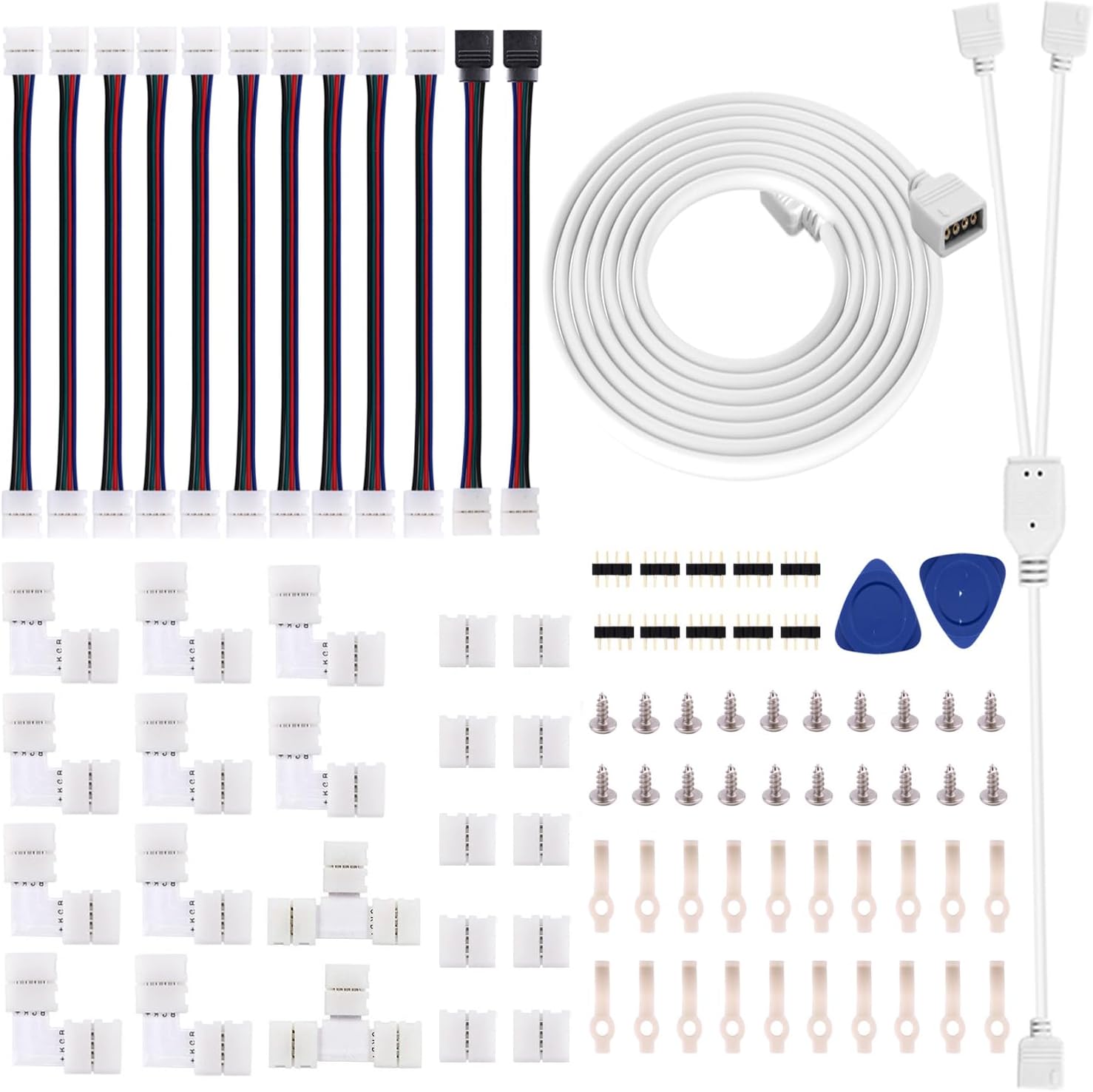 iCreating 5050 4Pin LED Strip Connector Kit 10mm