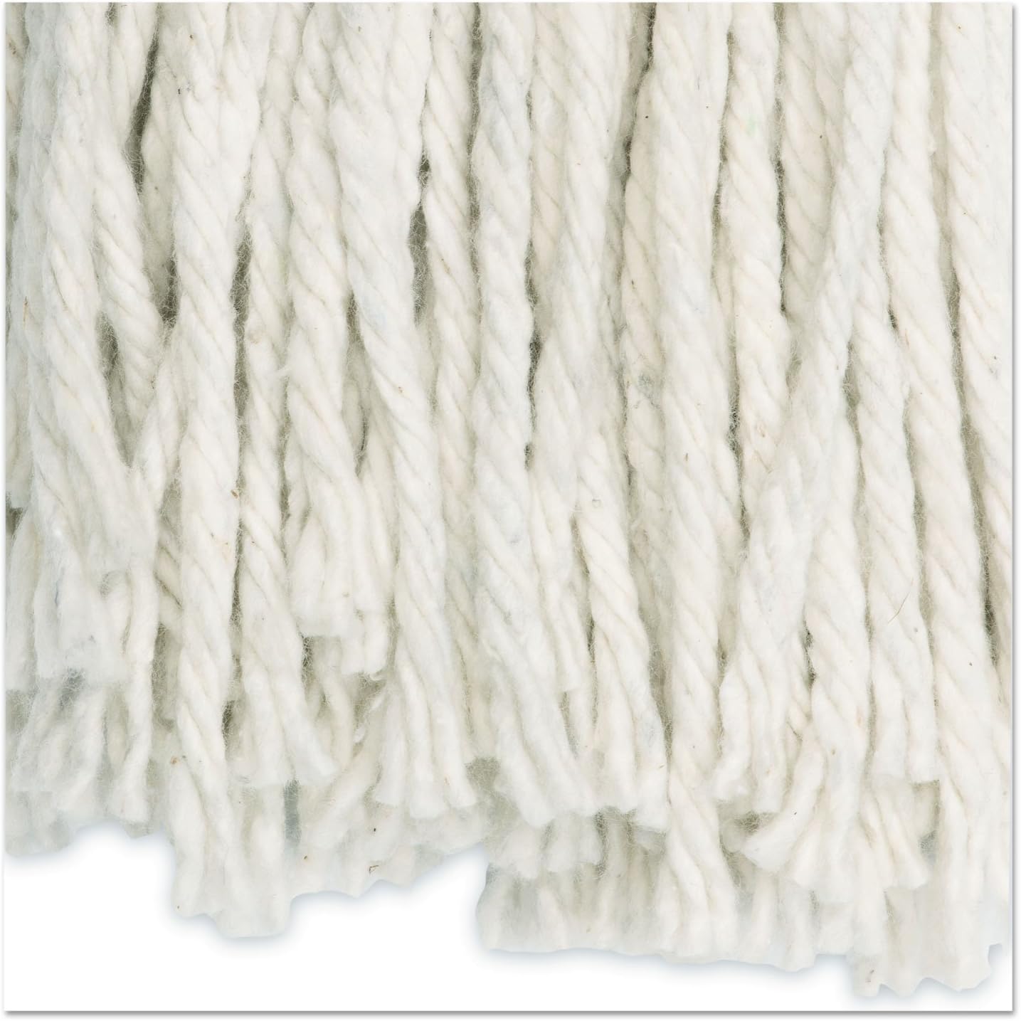 Boardwalk BWK2024CEA No 24 Cotton Cut-End Wet Mop Head White
