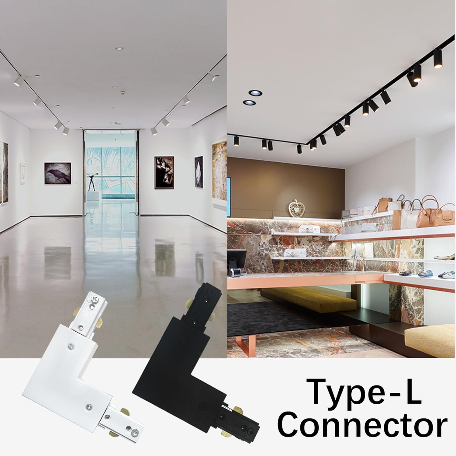 Yuemegou H Track L Connector 3-Wire Single Circuit