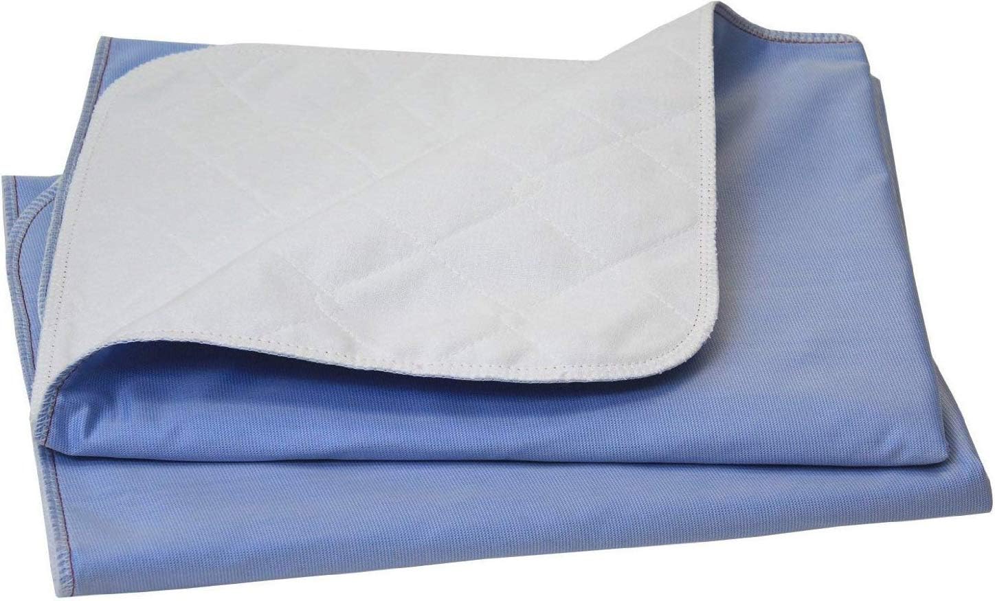 Careoutfit 100 Cotton Bed Pad - XXL 36 X 72 Blue Reusable Underpad