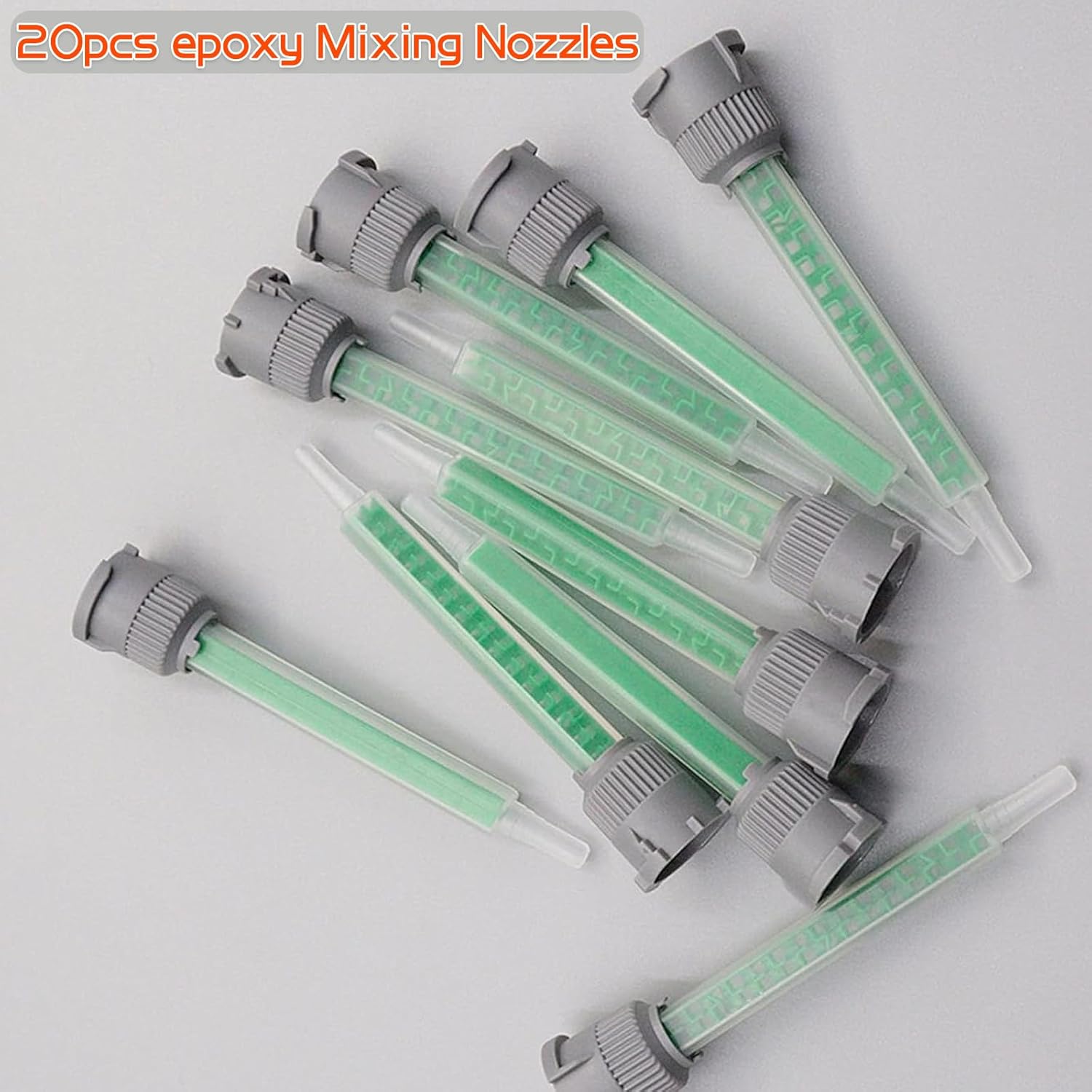 20-Piece Epoxy Mixing Nozzle Set for 50ml Cartridges