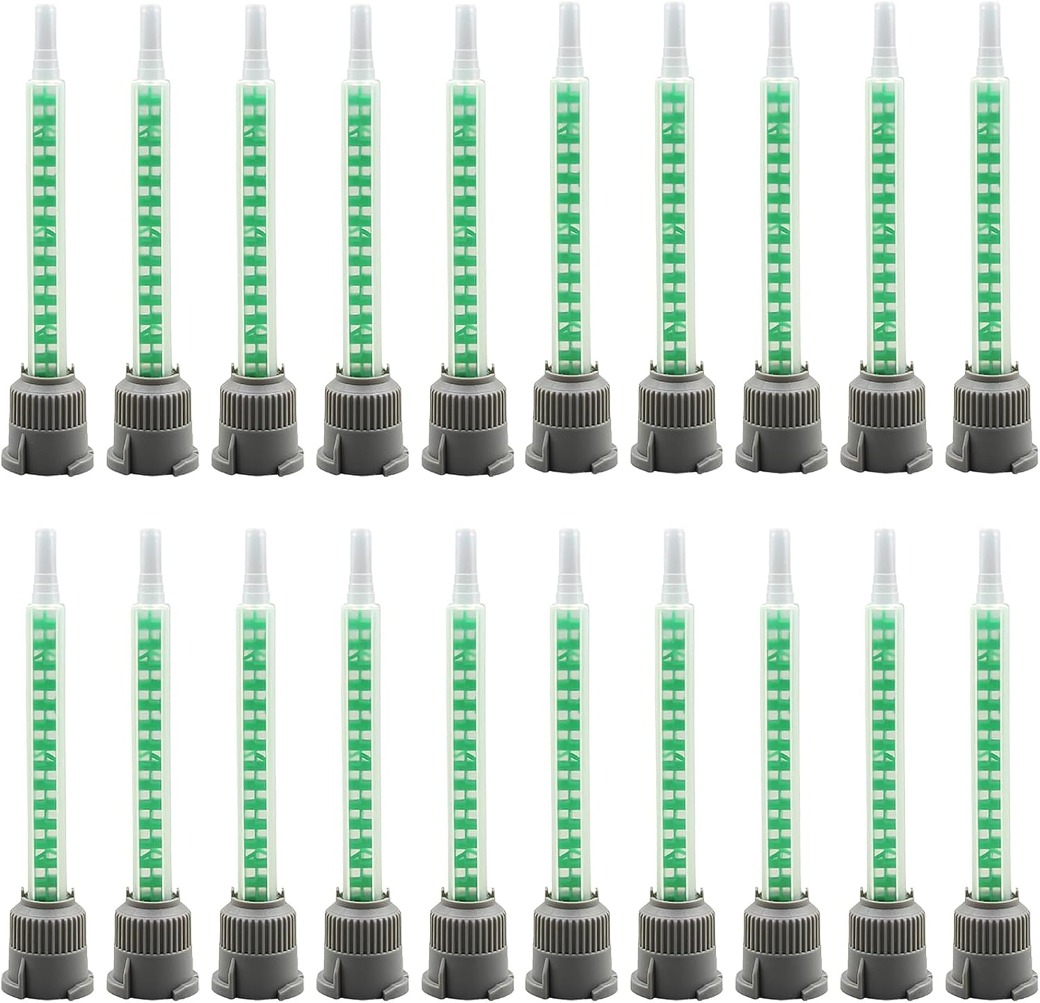20-Piece Epoxy Mixing Nozzle Set for 50ml Cartridges