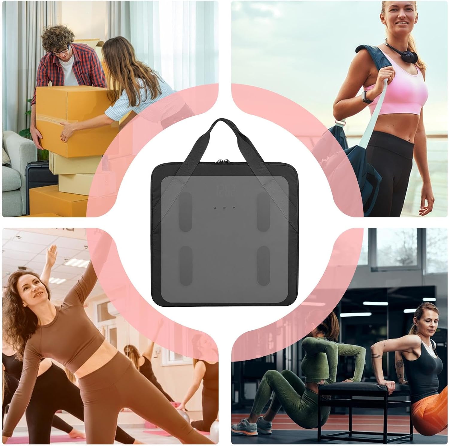 Durable Body Scale Carry Case with Handle and Zipper