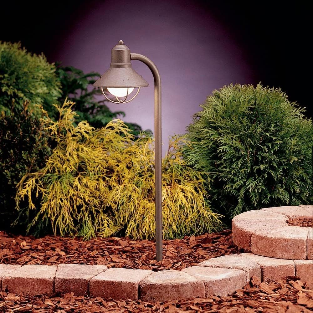 Kichler 15438OB Seaside Path Light 1-Light 12V Olde Brick
