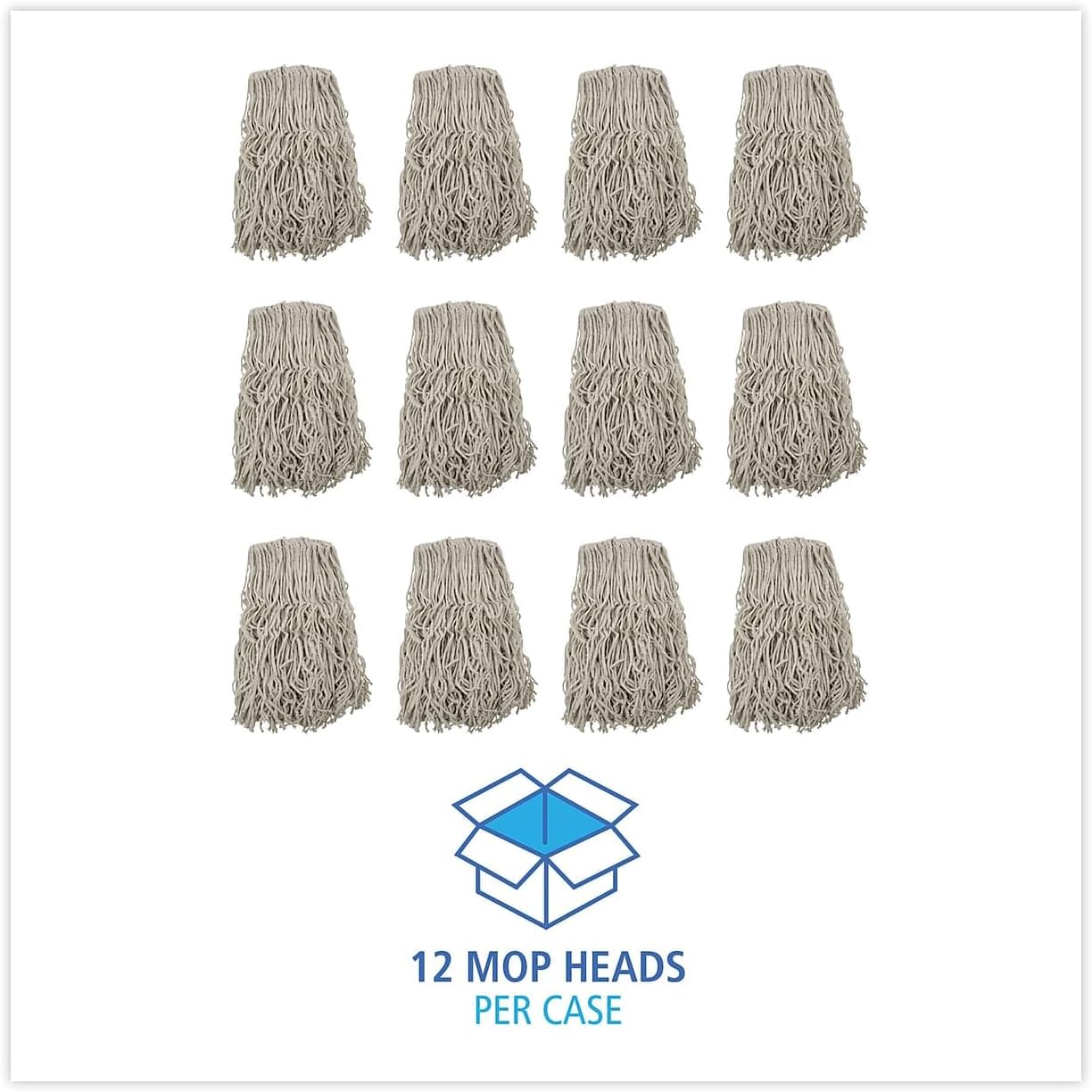 Boardwalk CM20024 Cotton Mop Heads 12Carton 1