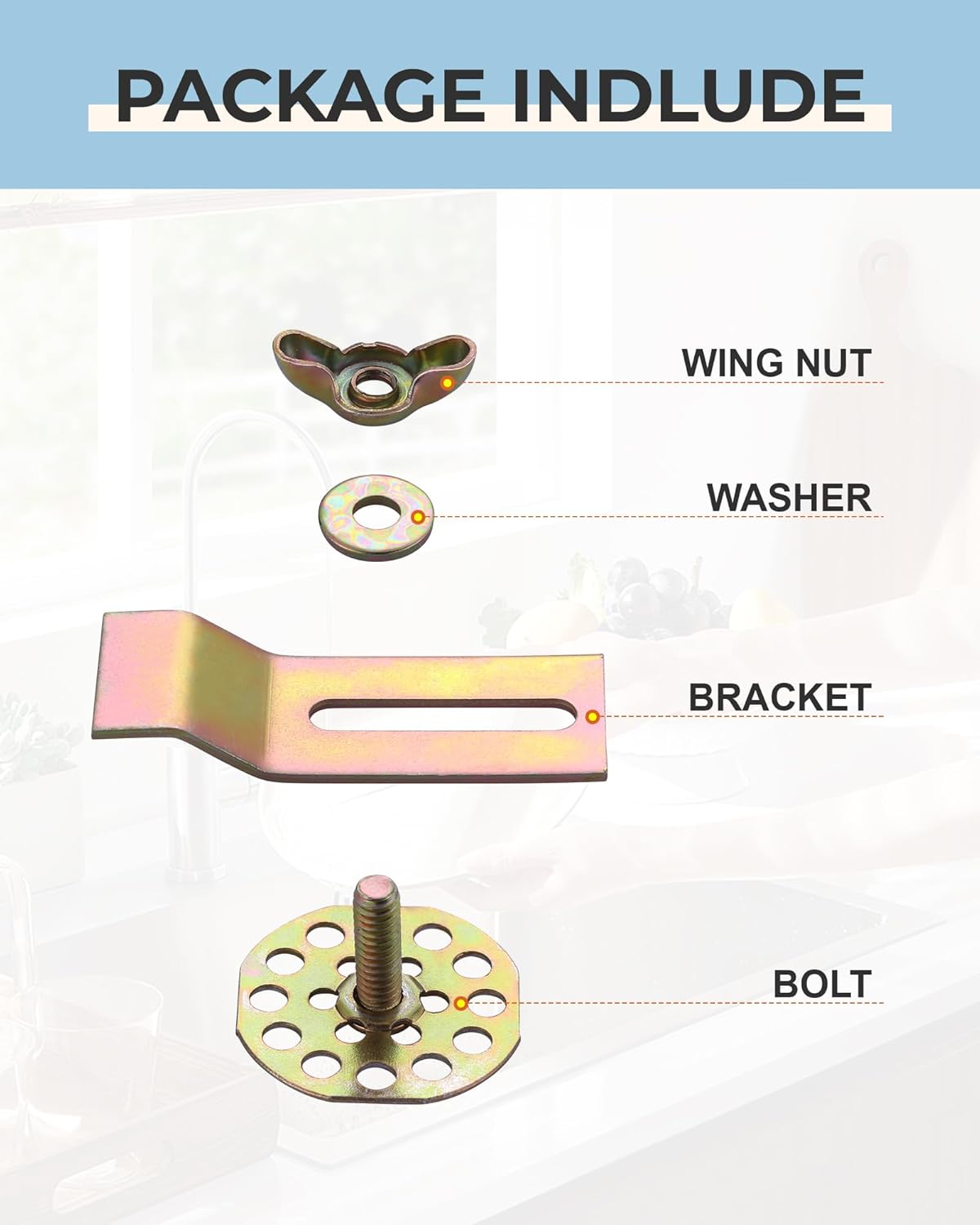 ARCORA Undermount Sink Clips 25 Pack