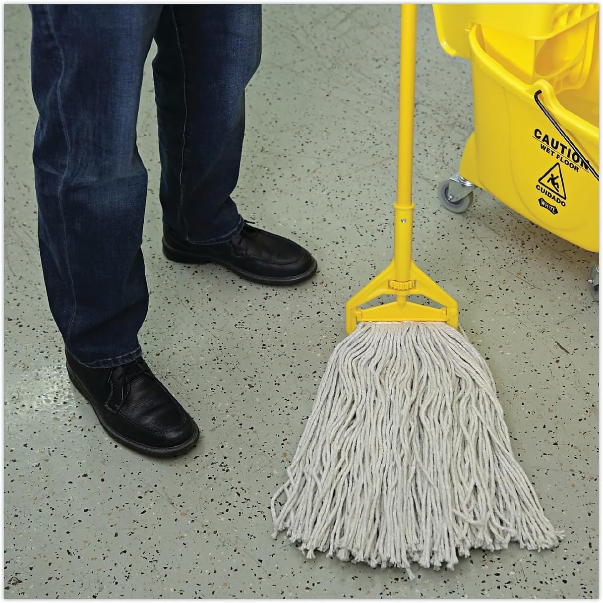 Unisan Boardwalk 2032CEA Cut-End Wet Mop Head White