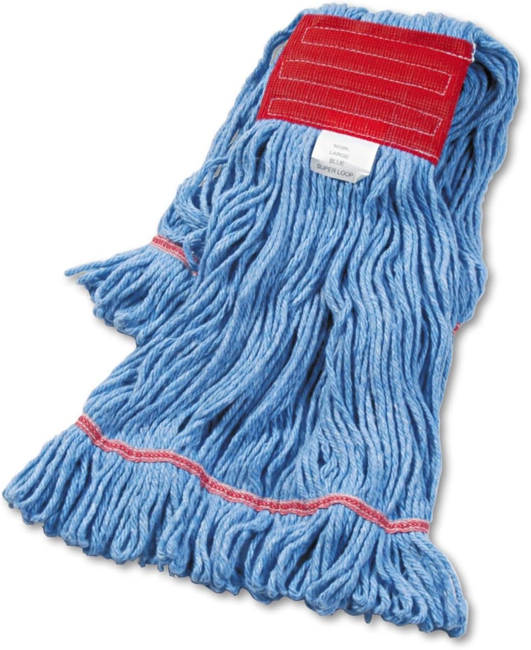 Boardwalk BWK503BLEA 5 in Wet Mop Head - Large Blue
