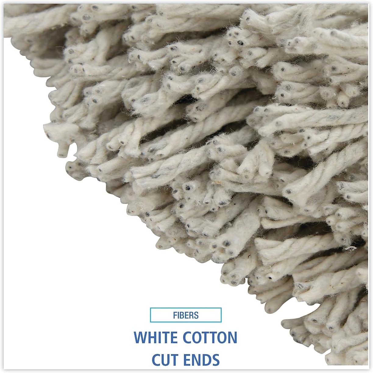 Unisan Boardwalk 2032CEA Cut-End Wet Mop Head White