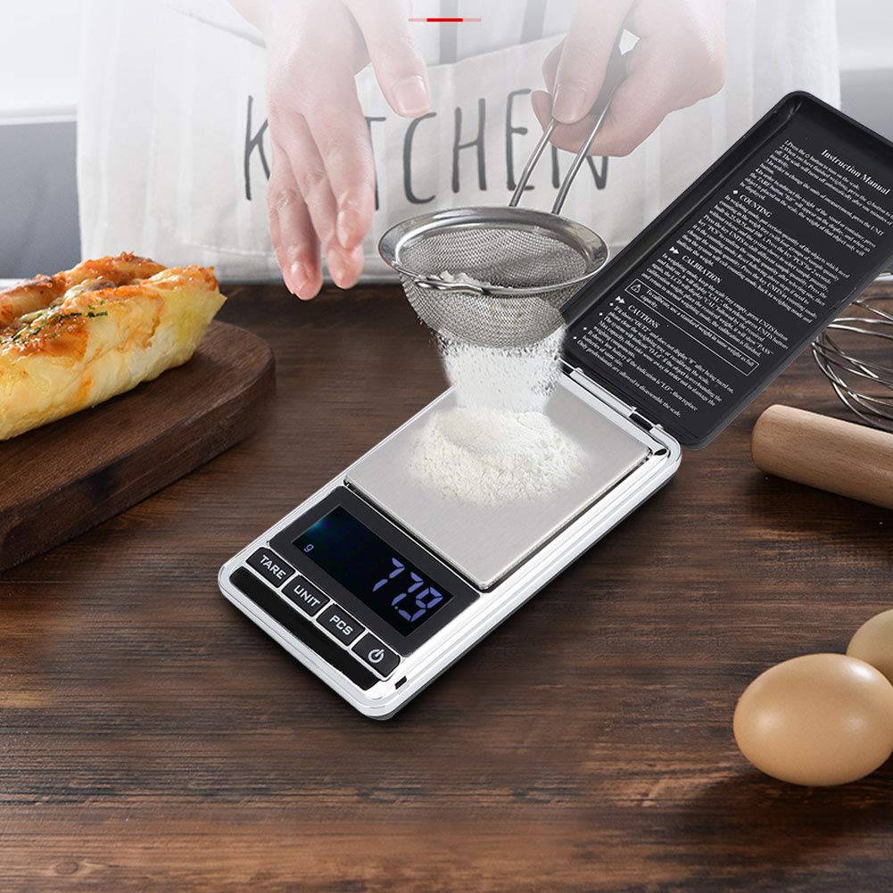 Pilipane Digital Food Scale with Back Lit LCD 500g001g