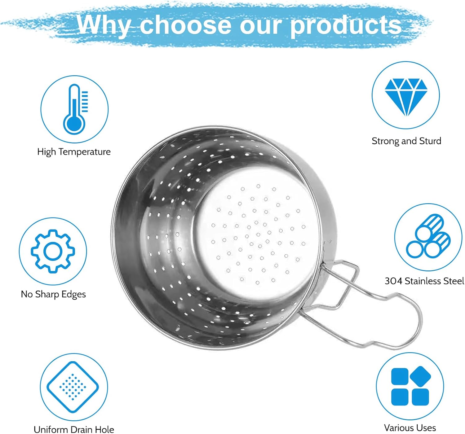 DINGPAI Stainless Steel Sink Food Catcher