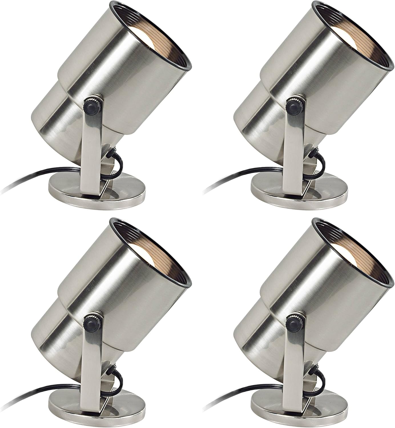 Pro Track Staccato Set of 4 Small Adjustable Accent Wall Lights