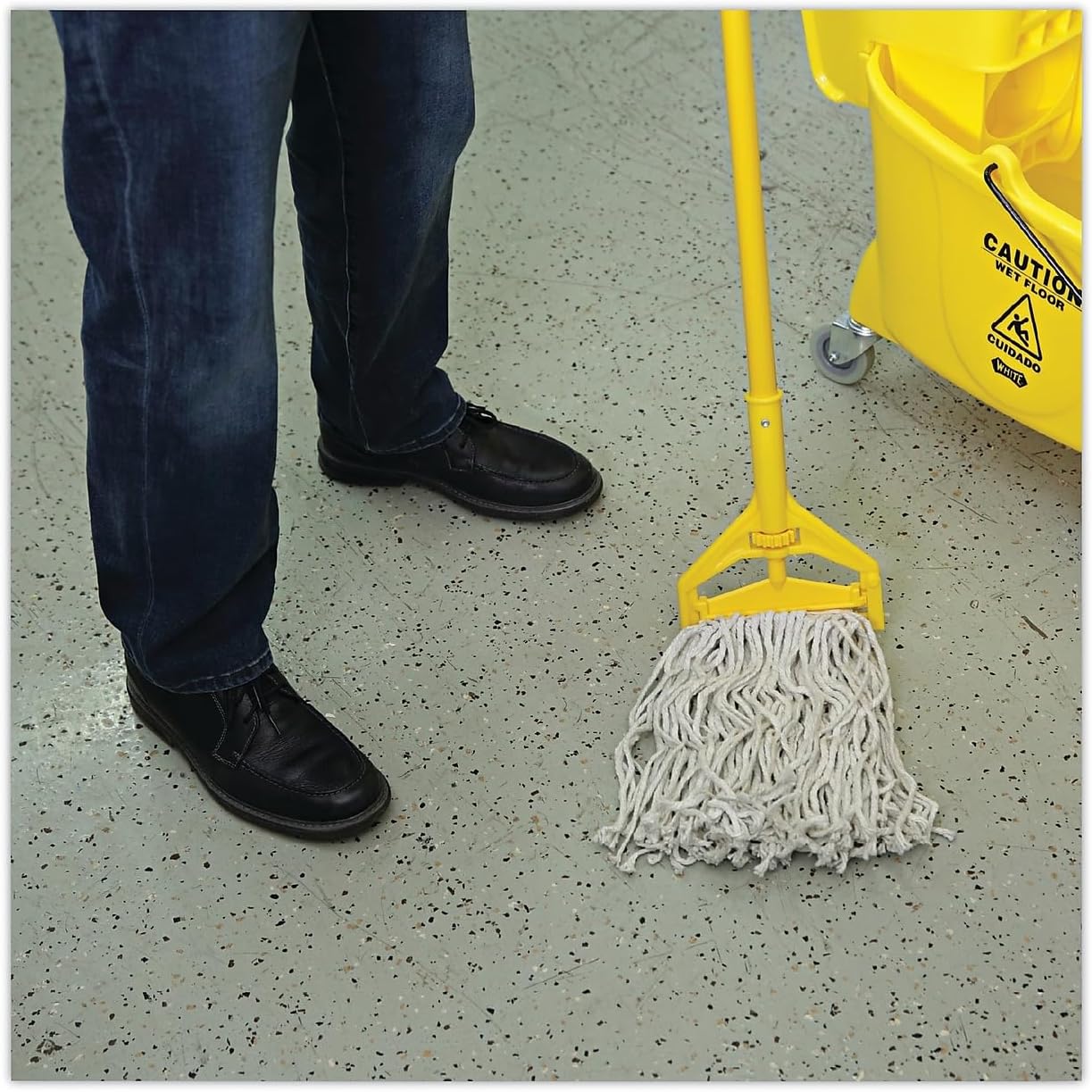Boardwalk 4-Ply 16 Cotton Cut-End Mop Head - White 12Carton