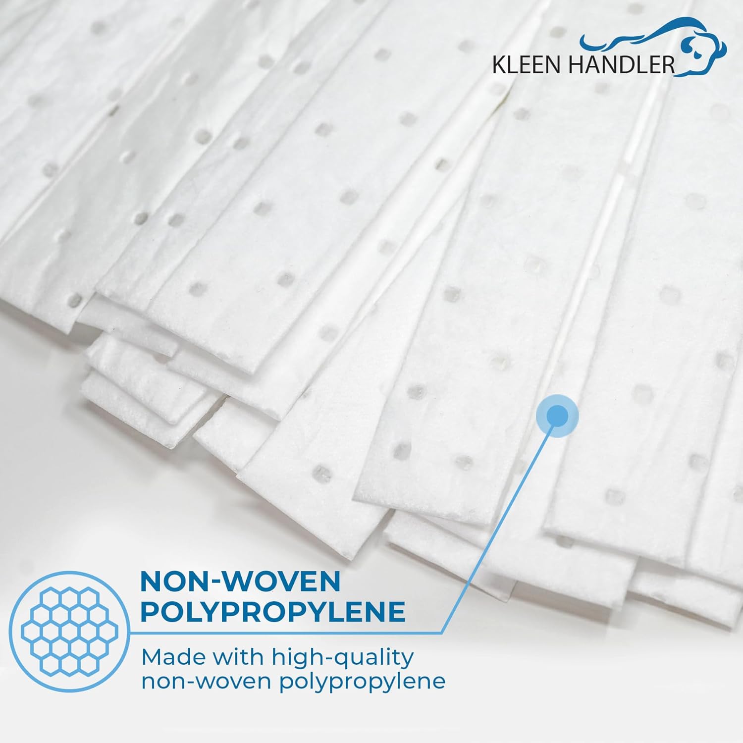 KLEEN HANDLER 6-Pack Mop Head Replacement for Oil Spills
