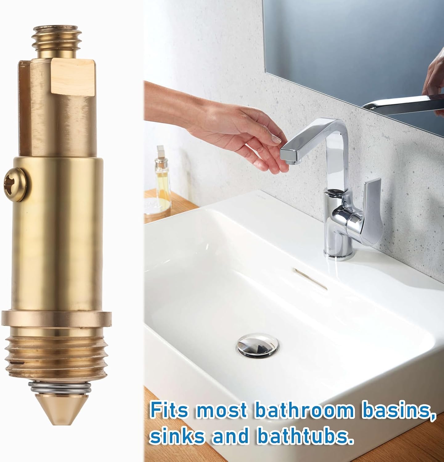 Vin Beauty 2 Pcs Sink Drain Stopper Replacement