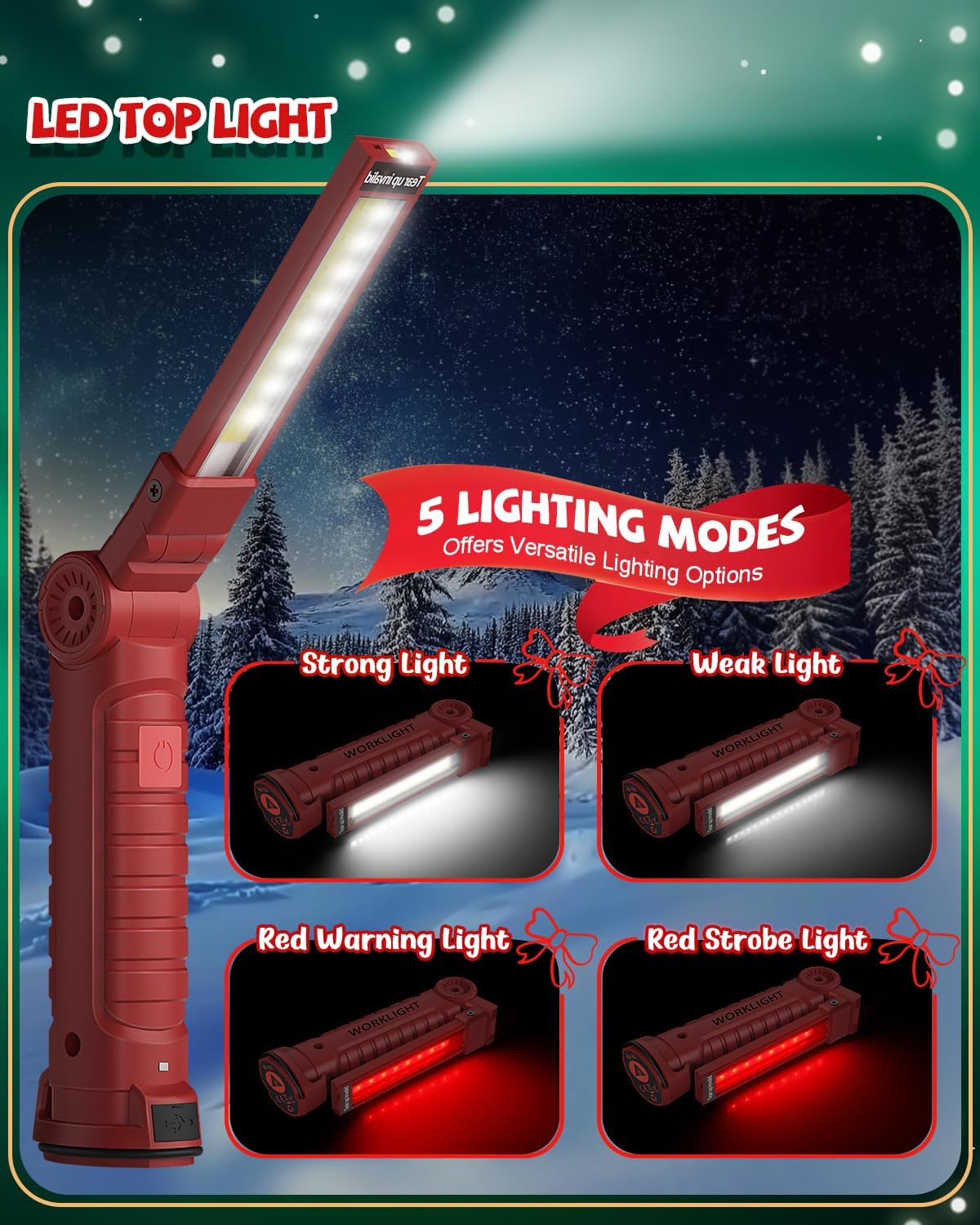Coquimbo 4 Pack Rechargeable LED Work Lights