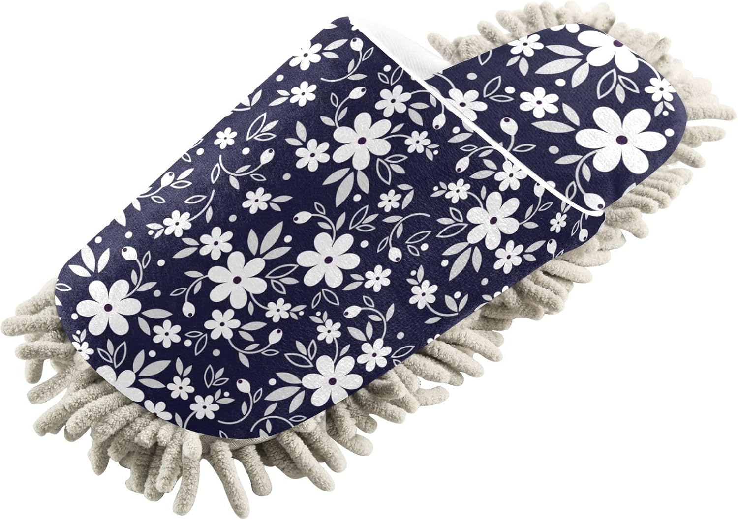 Kigai Microfiber Slippers with Floral Design - L Size