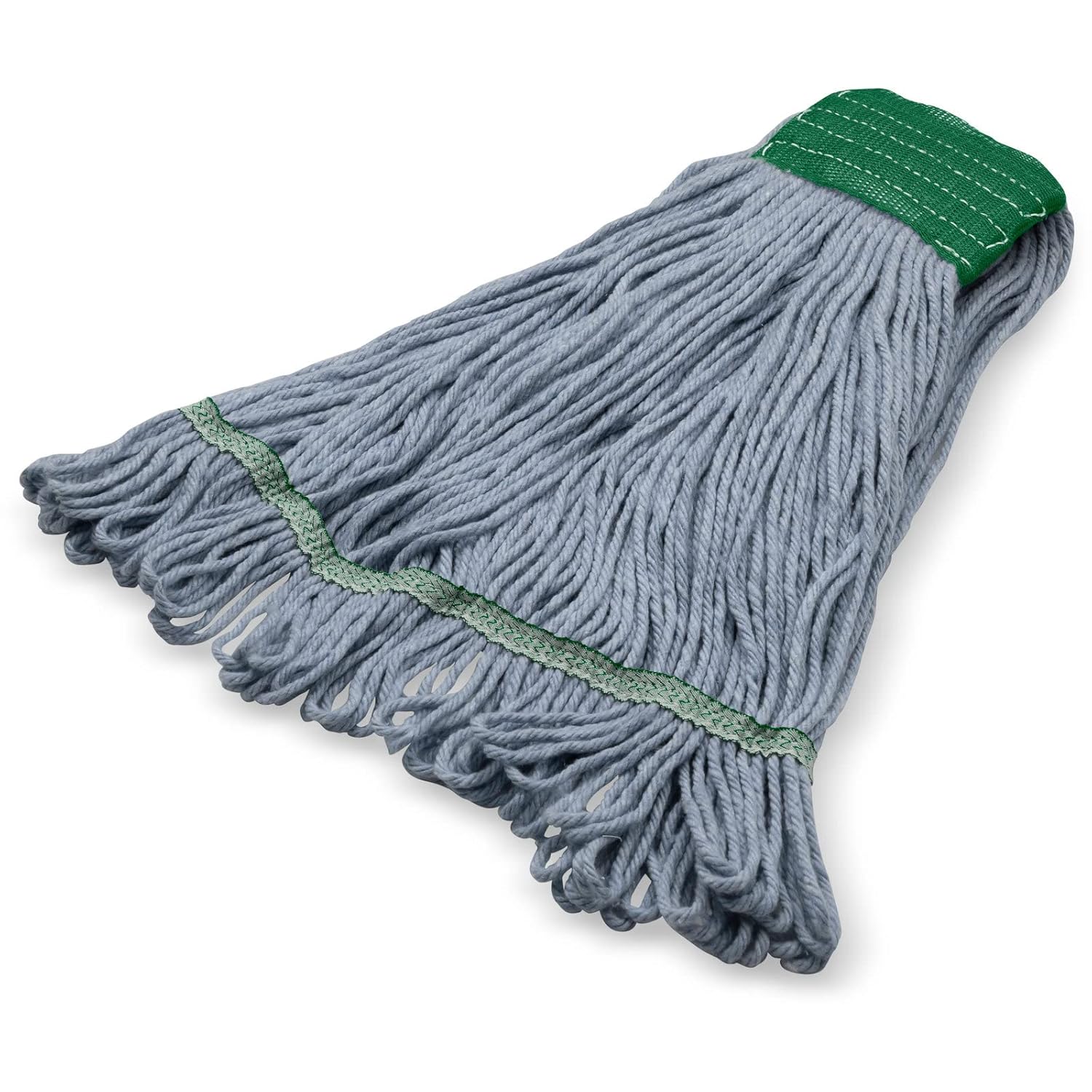 SPARTA 369551B14 Cotton Mop Head Replacement - 5 Inch Green Loop-Ended