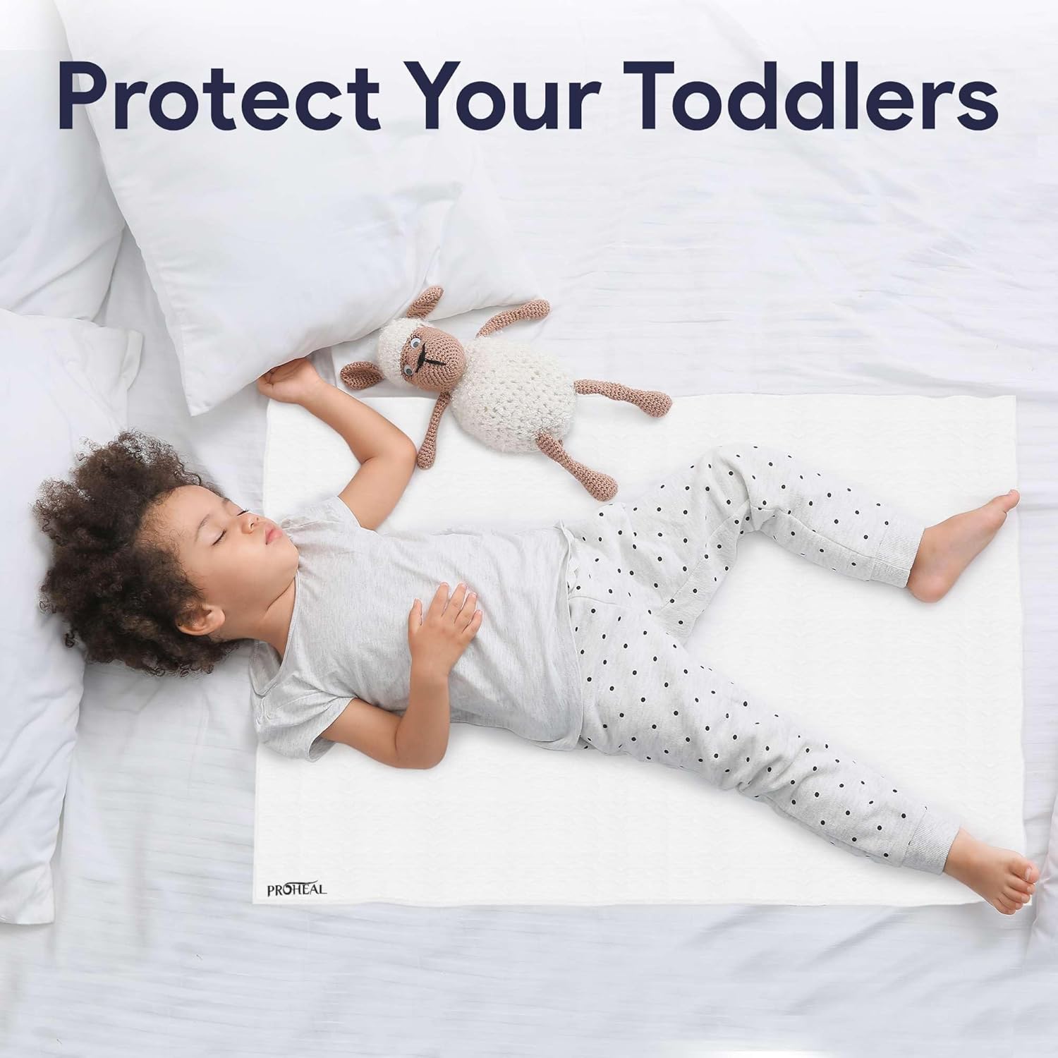 ProHeal Reusable Incontinence Bed Pads - 34x36 Washable Leak Proof
