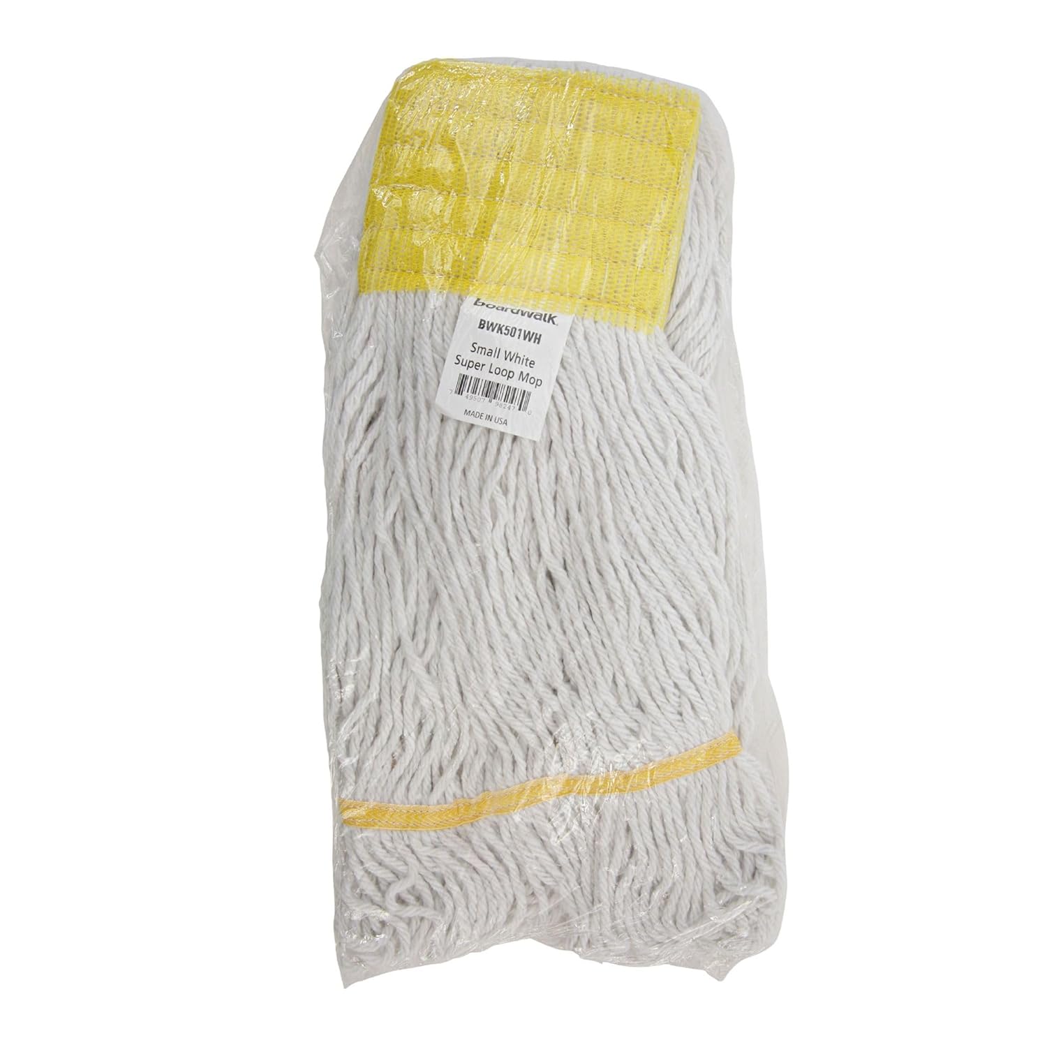 Boardwalk BWK501WH 5 in Headband Super Loop Wet Mop Head - Small White