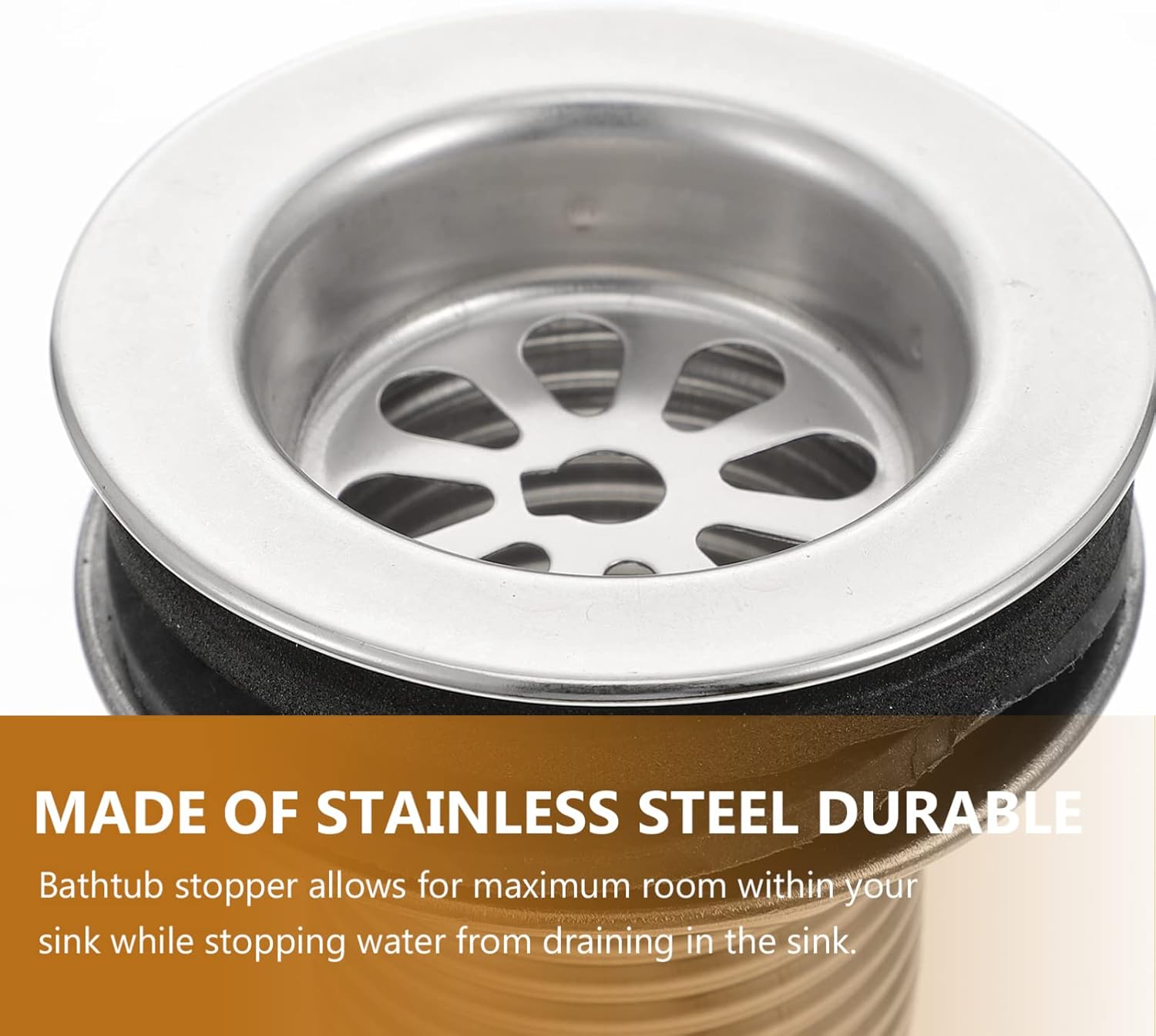 SOESFOUFU Stainless Steel Sink Drain Stopper