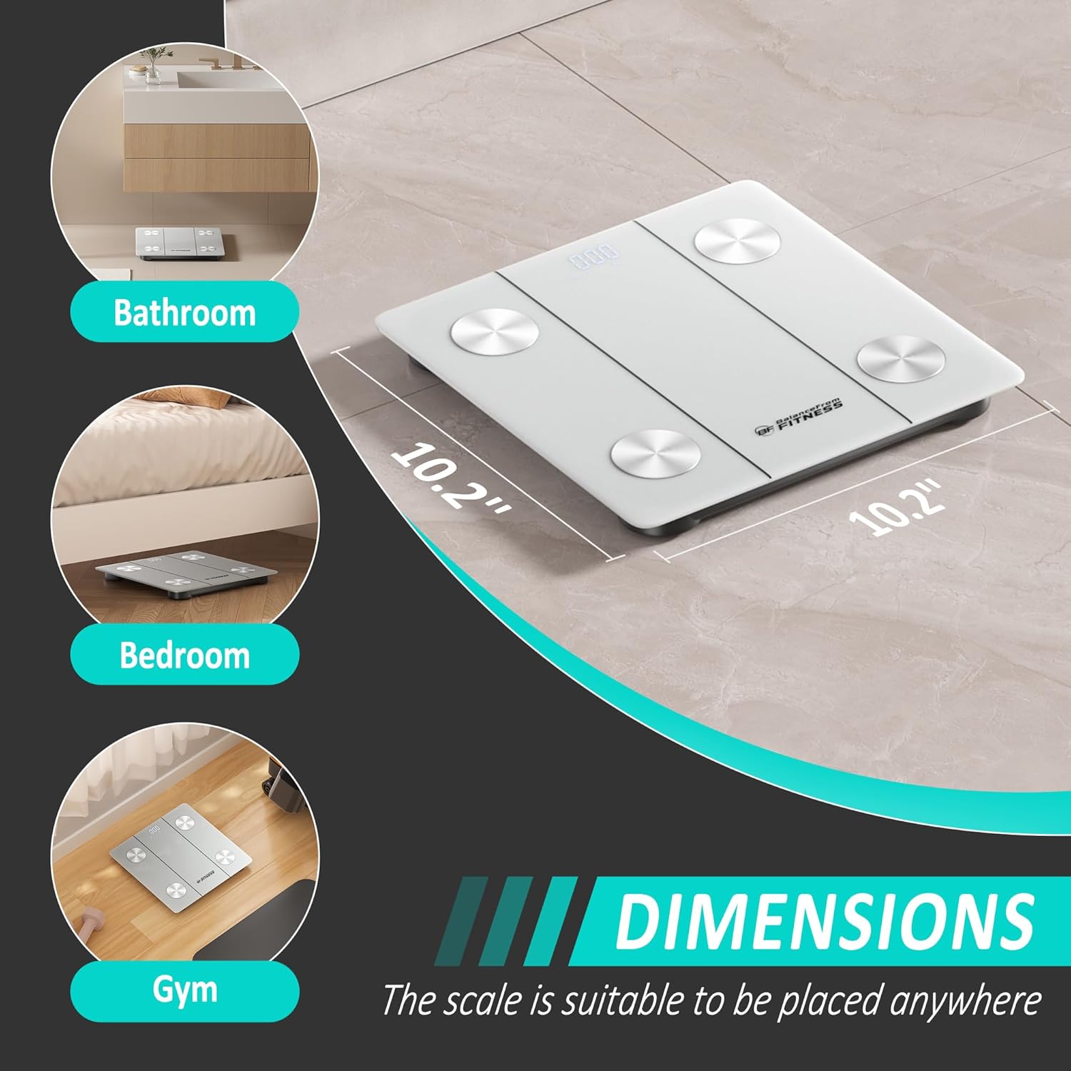 BalanceFrom Smart Scale with 12 Body Composition Analysis