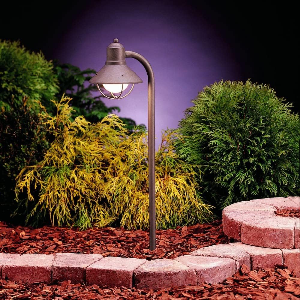 Kichler 15438OB Seaside Path Light 1-Light 12V Olde Brick