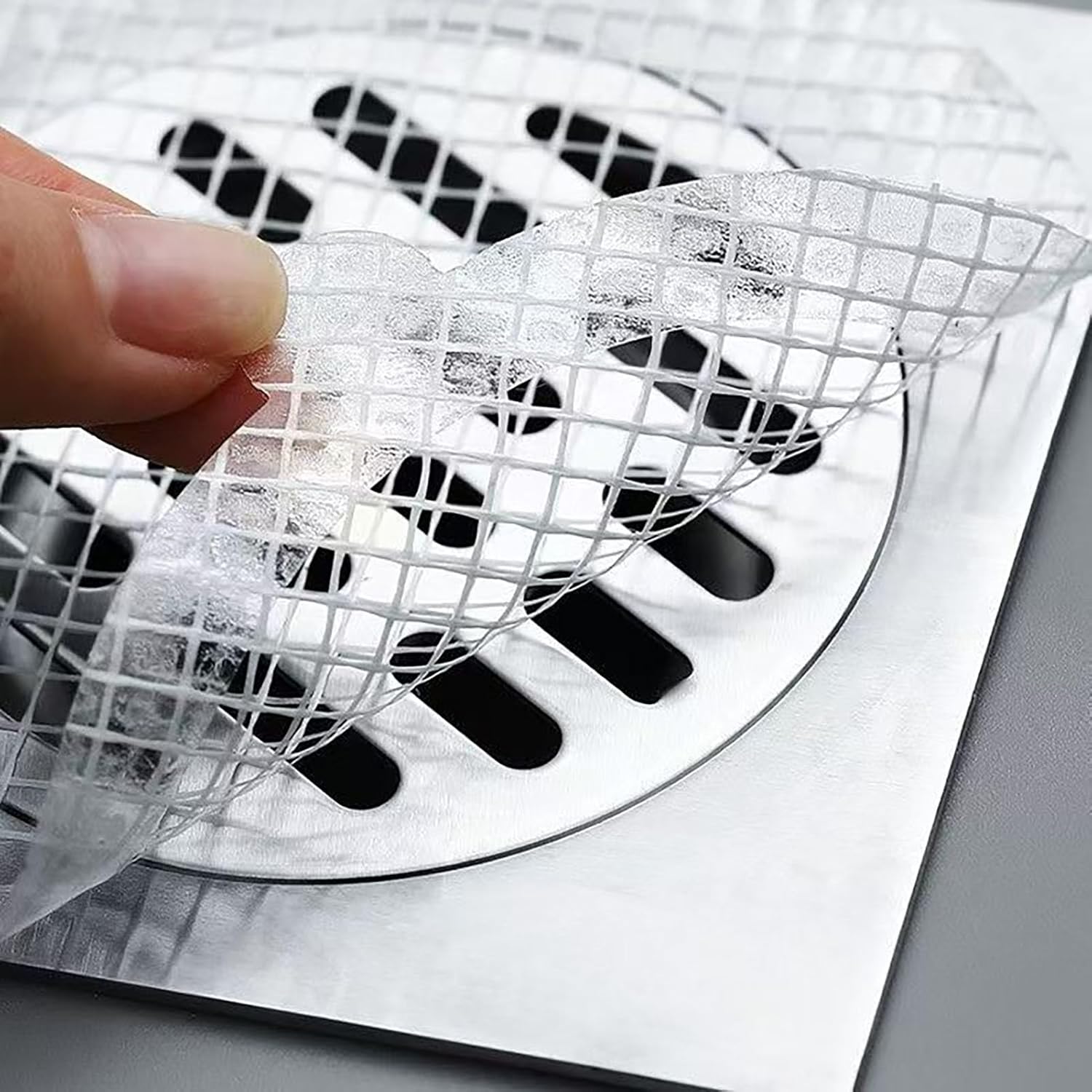 30 PCS Drain Hair Catcher Stickers for Bathroom Kitchen
