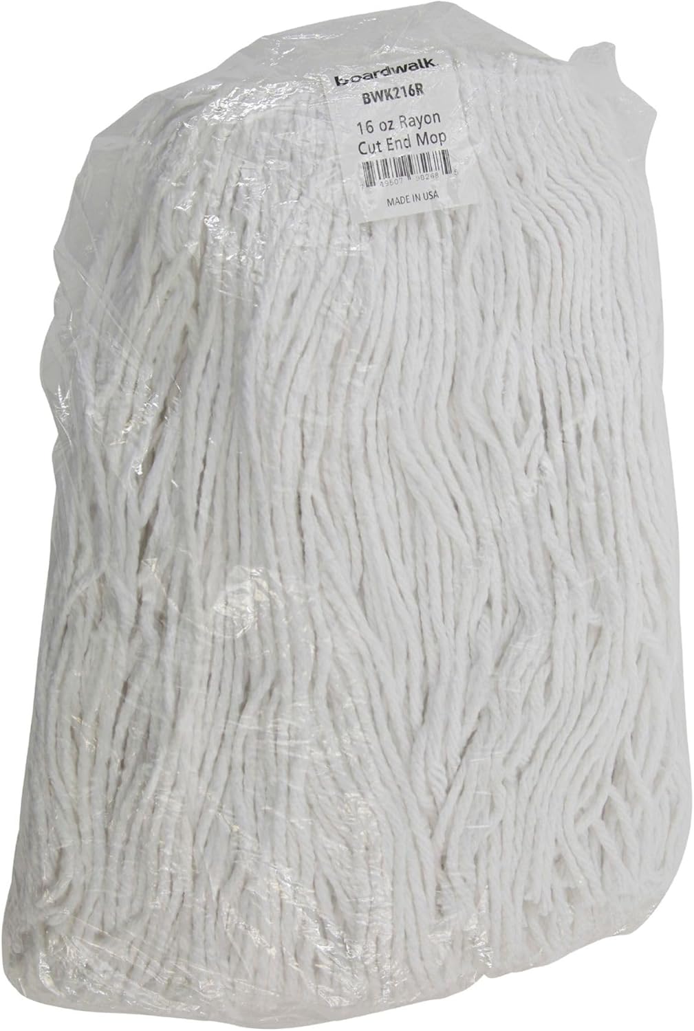 Boardwalk Premium Cut-End Wet Mop Heads 16oz White 12Carton 1