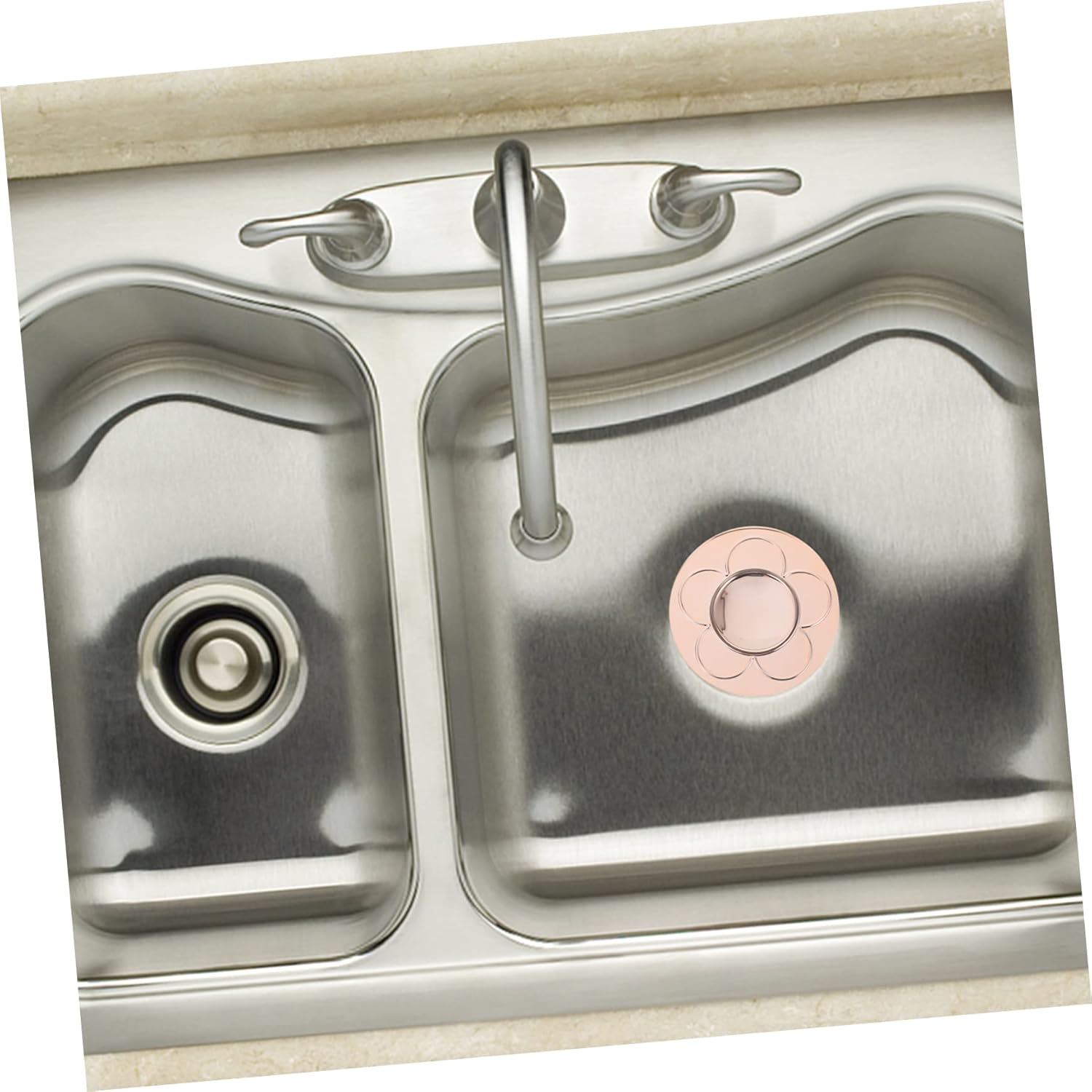 SEWOART Universal Copper Drain Stopper for Bath and Kitchen