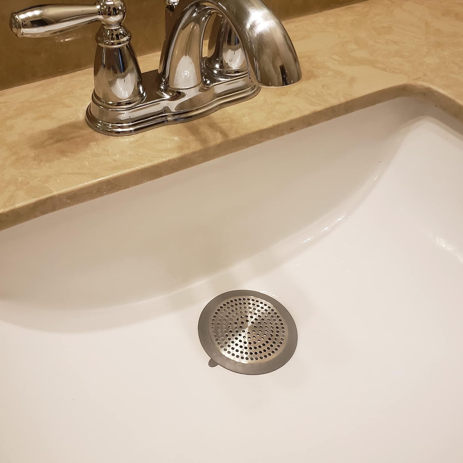 Danco 11040P 2-Pack Drain Hair Catcher for Sink and Tub