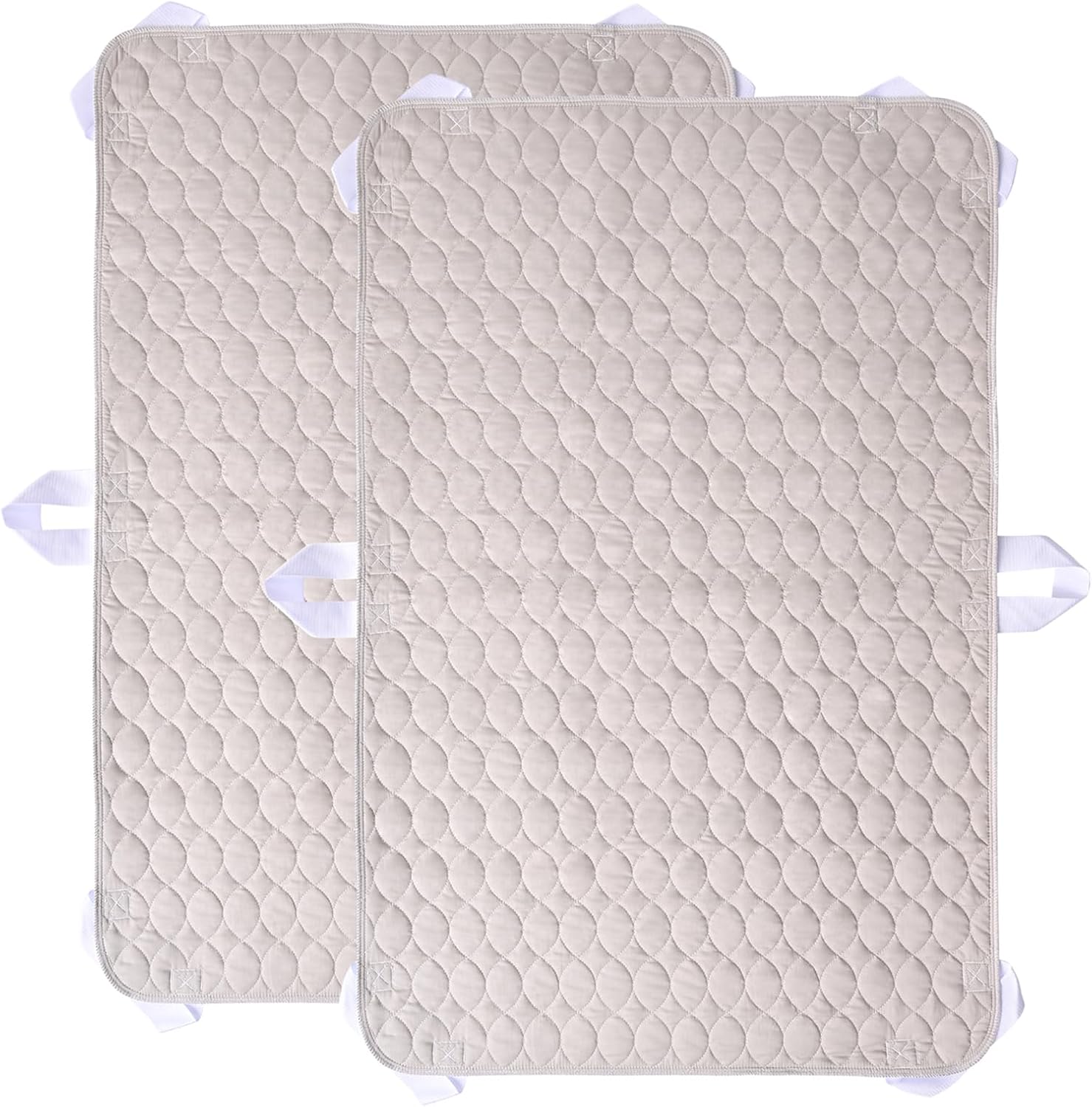 JUSSYOS Reusable Bed Pad with Handles 2 Pack for Incontinence