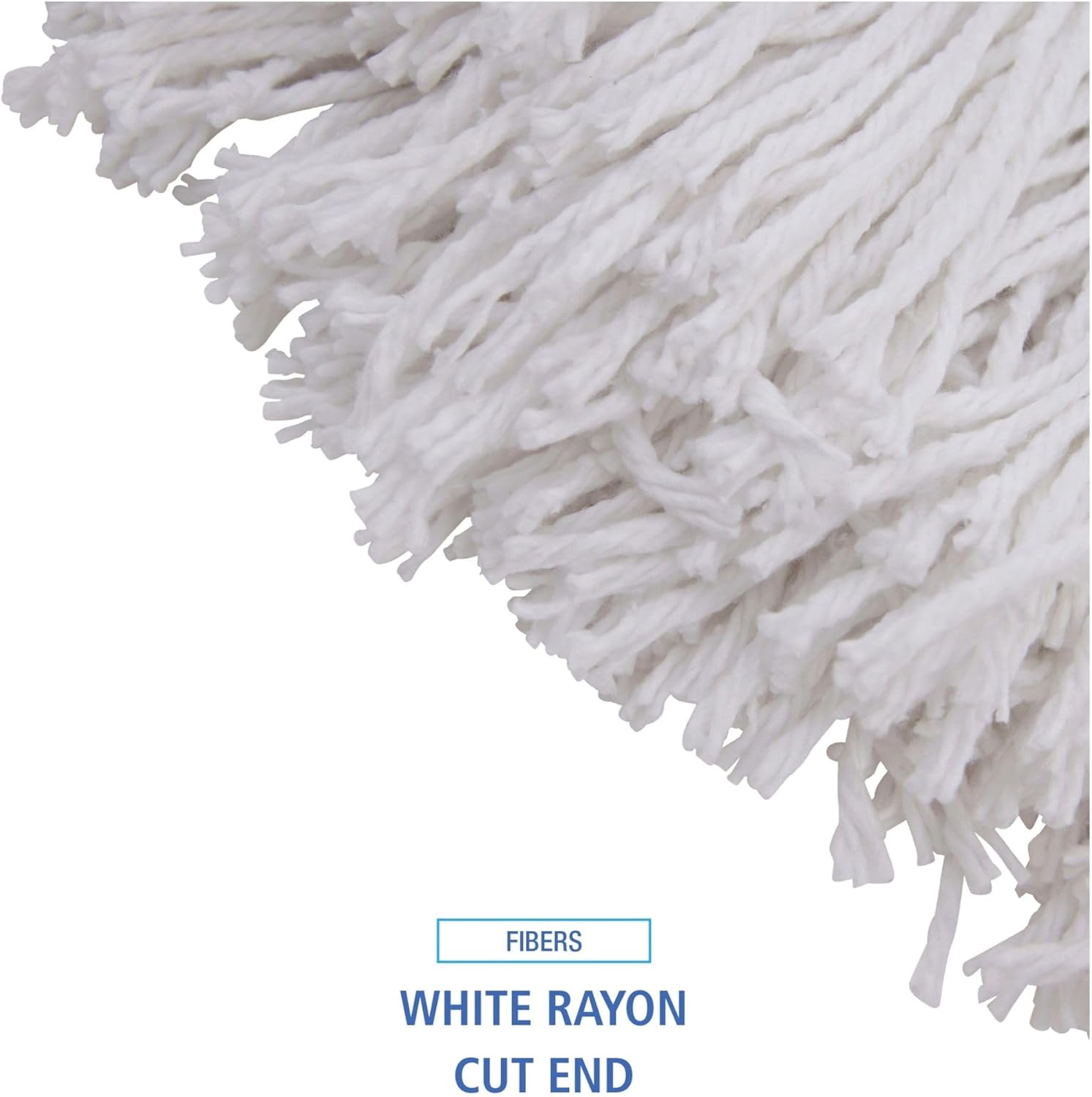Boardwalk Premium Cut-End Wet Mop Heads 16oz White 12Carton 1
