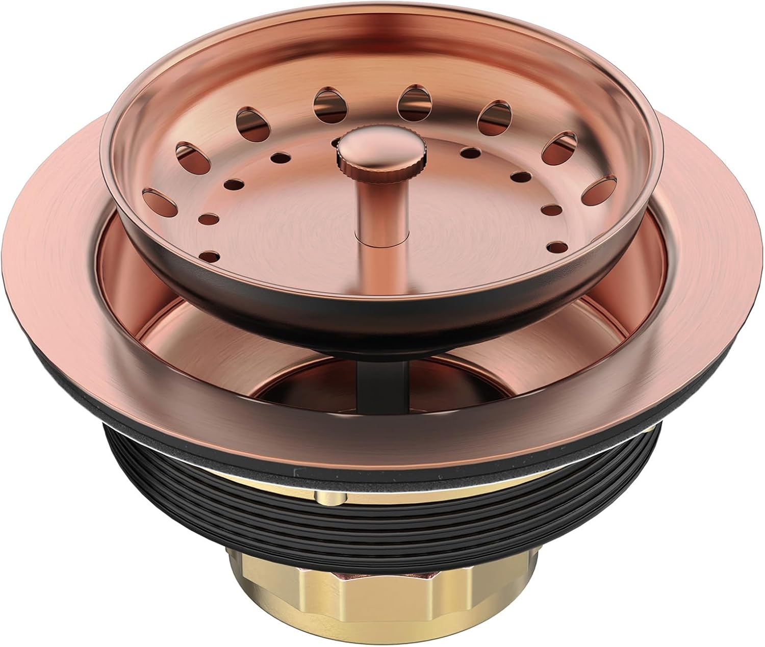 BOTEMY Stainless Steel Copper Sink Strainer Kit 35 Inch