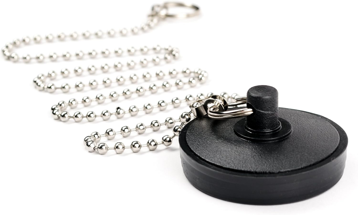 OFXDD Sink Stopper 175 Black with Chain
