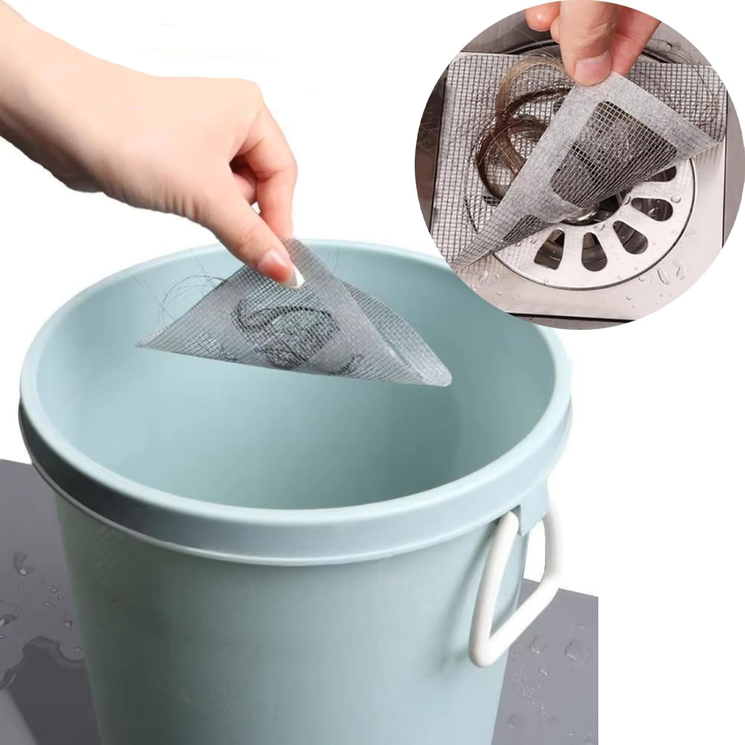 30 PCS Drain Hair Catcher Set for Kitchen Bathroom