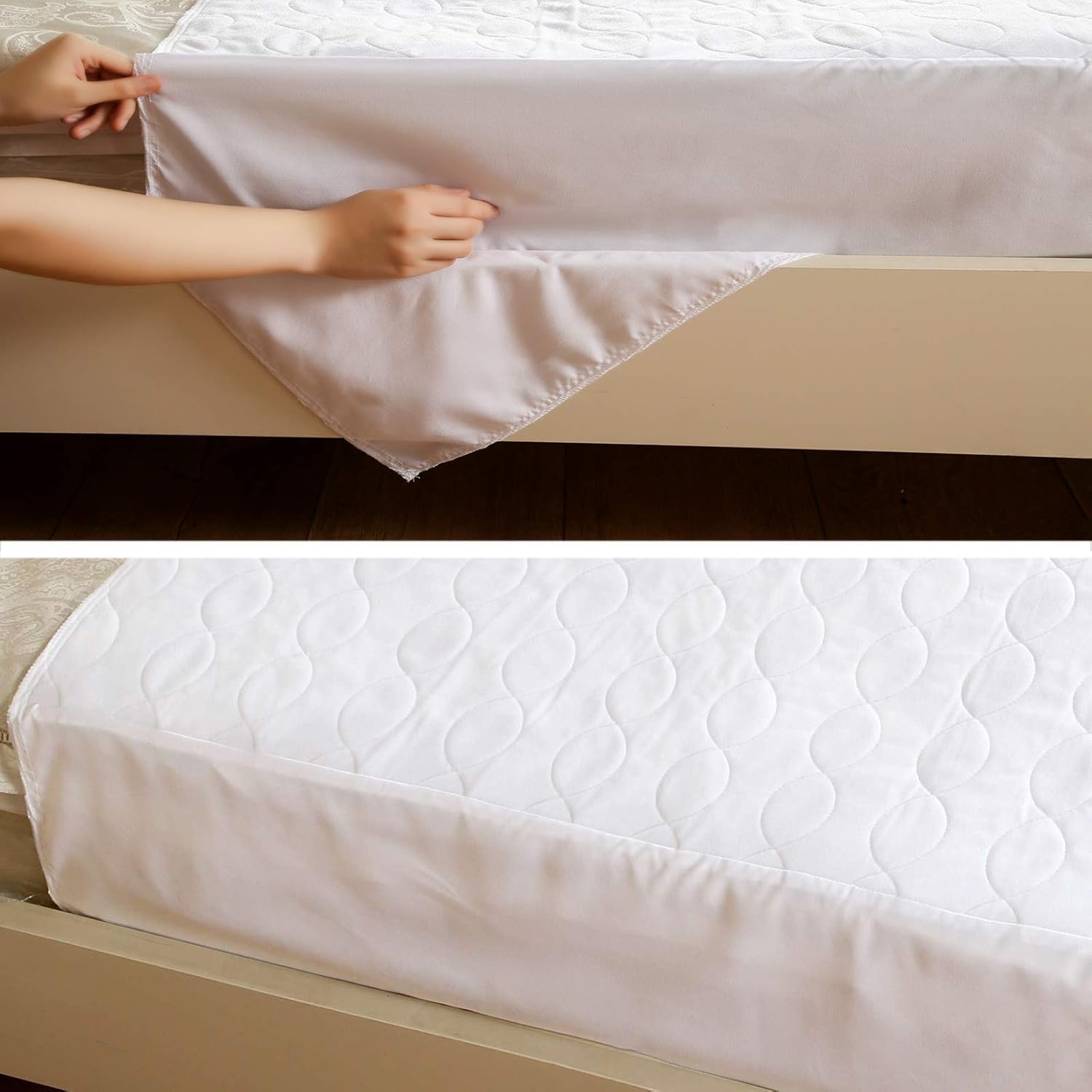 MBJERRY Reusable Waterproof Bed Protector Pads 34x52 Inches